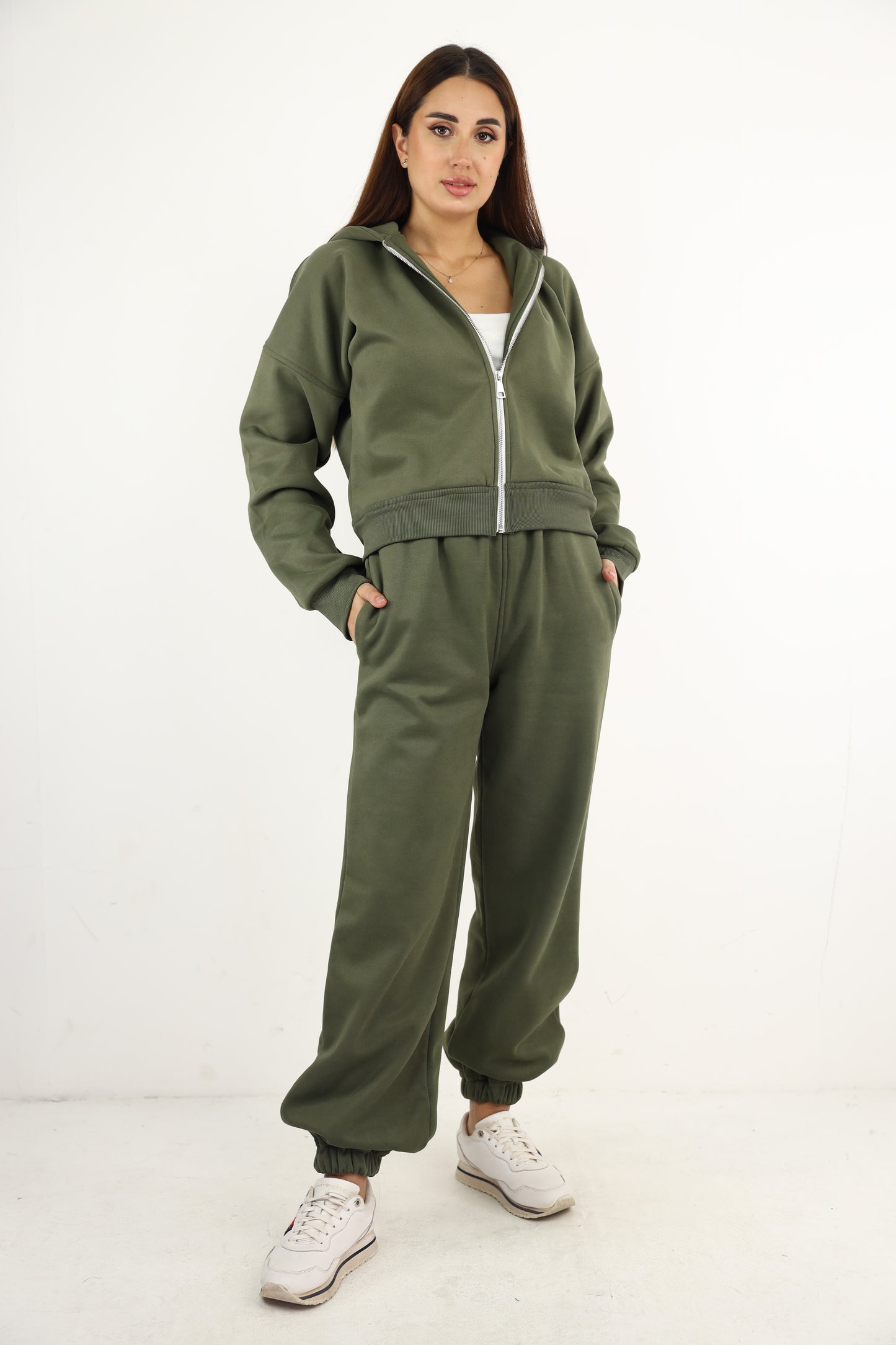 OLIVE WINTER SUIT
