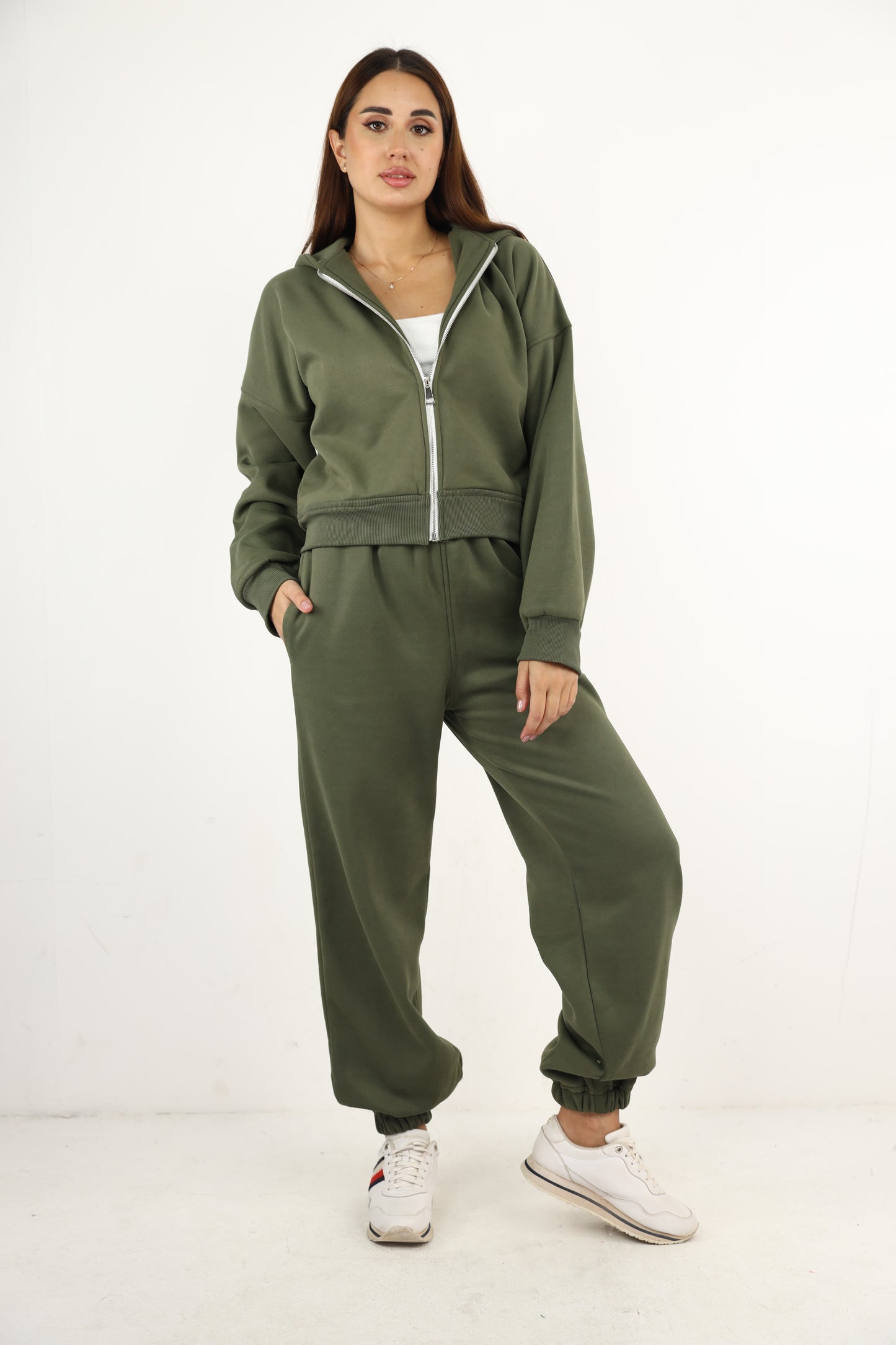 OLIVE WINTER SUIT