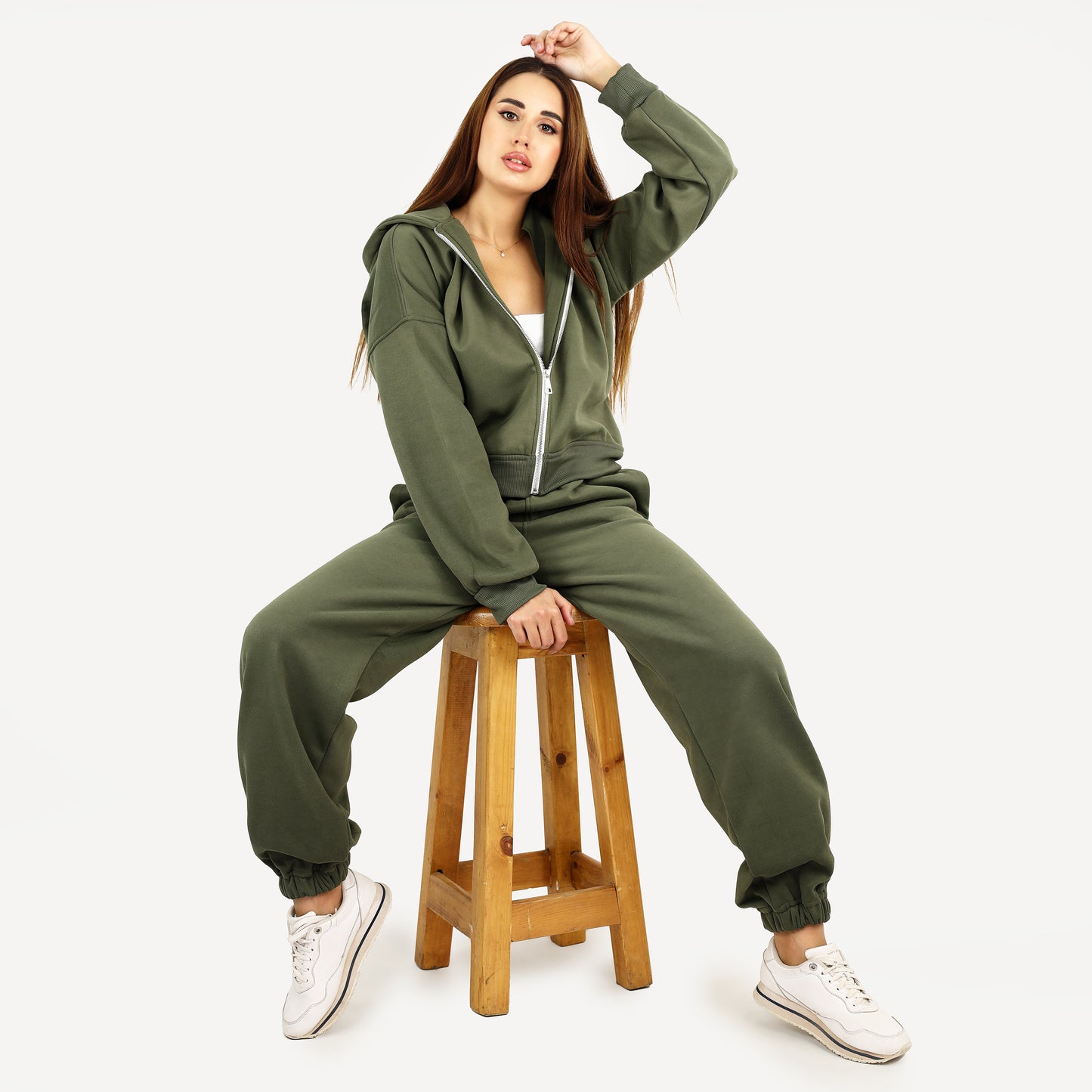 OLIVE WINTER SUIT