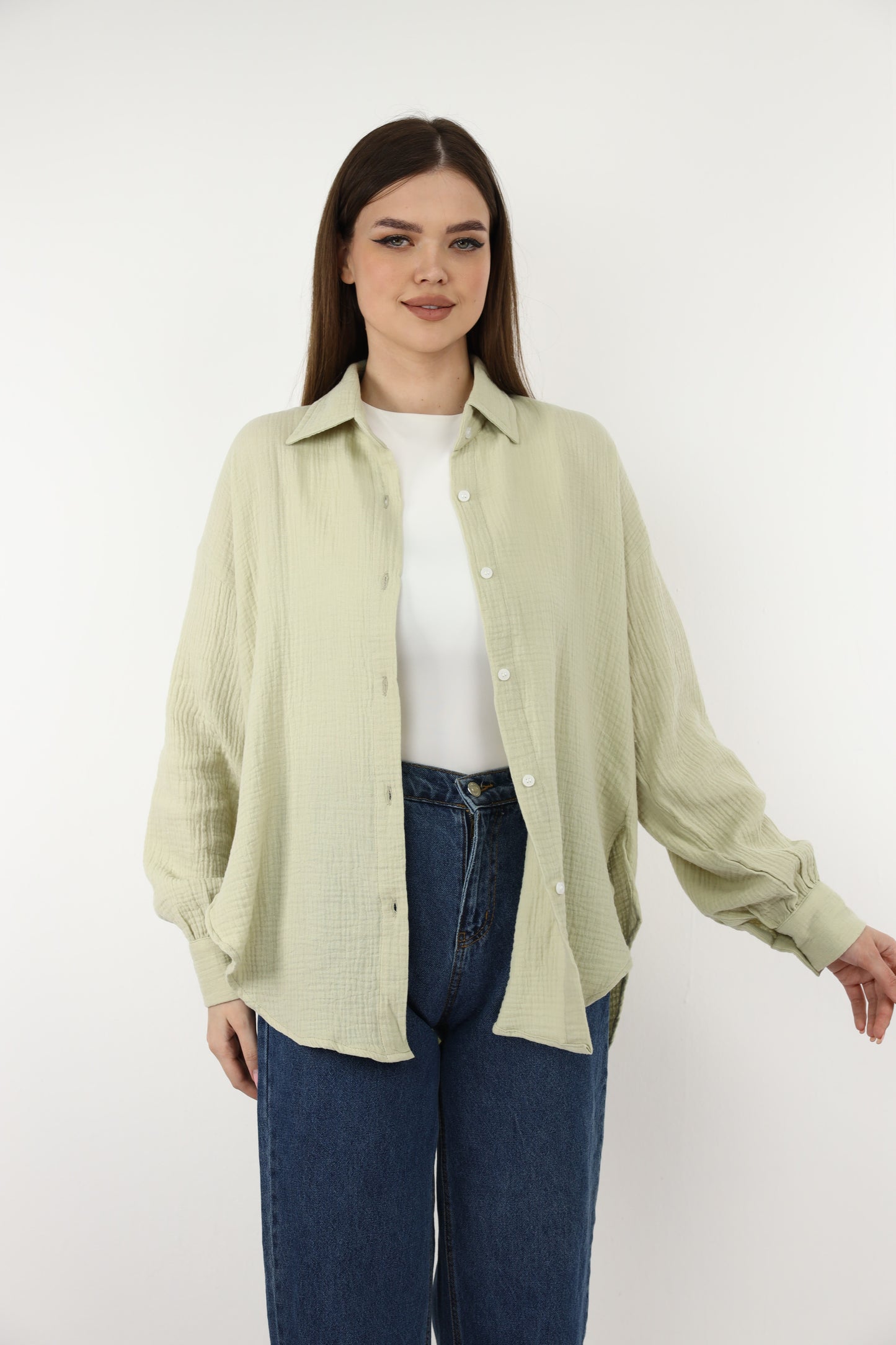 OLIVE GREEN SHIRT