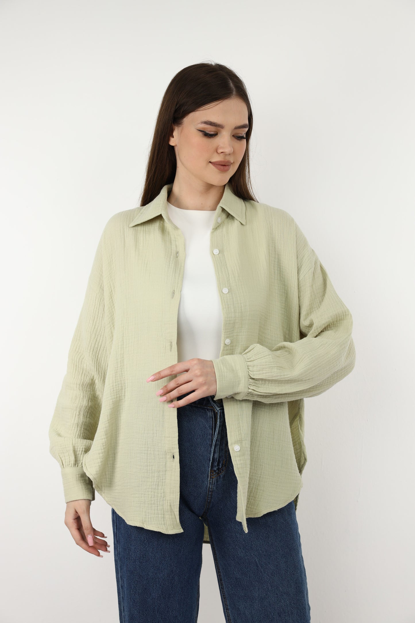 OLIVE GREEN SHIRT