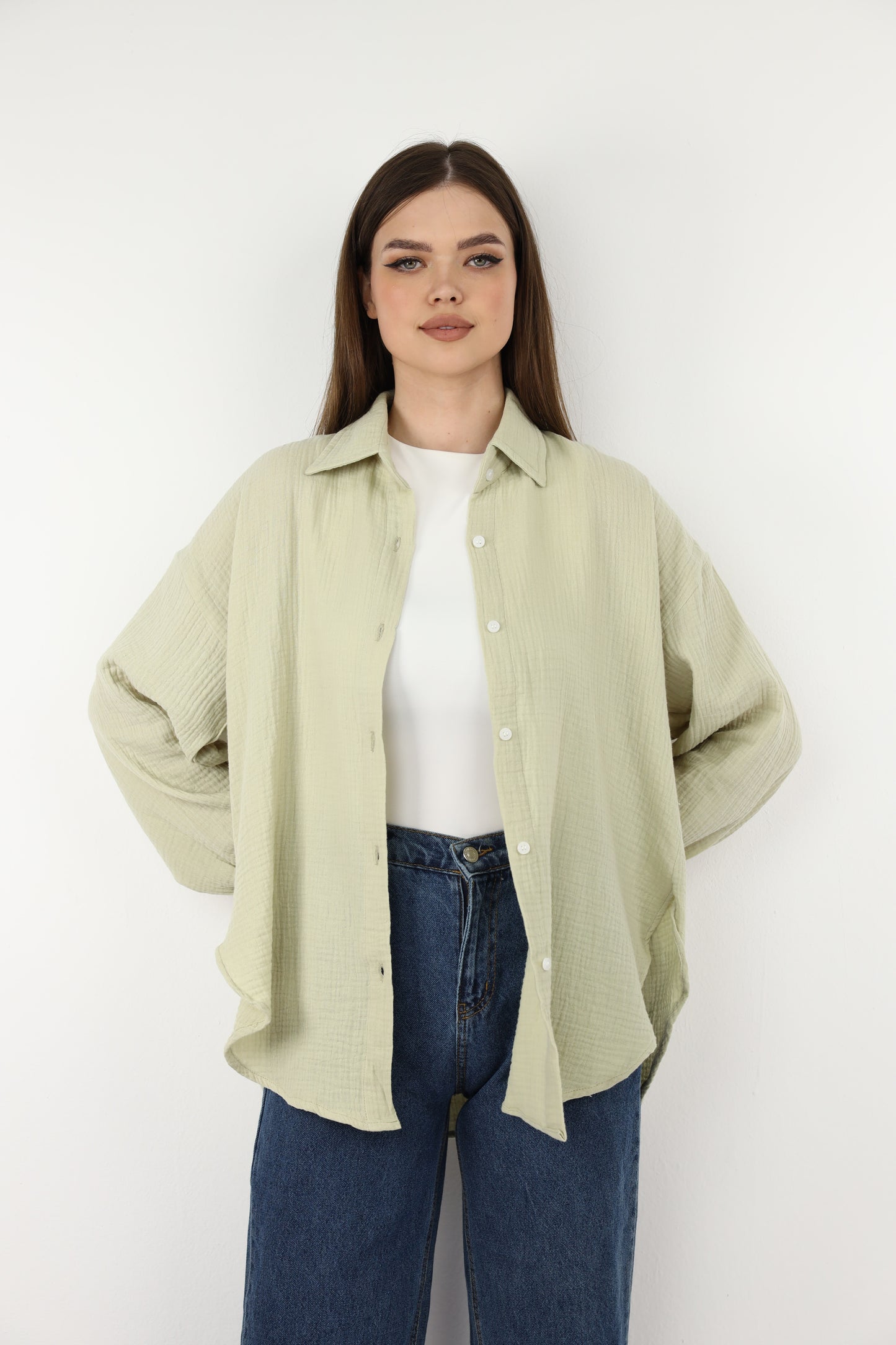 OLIVE GREEN SHIRT