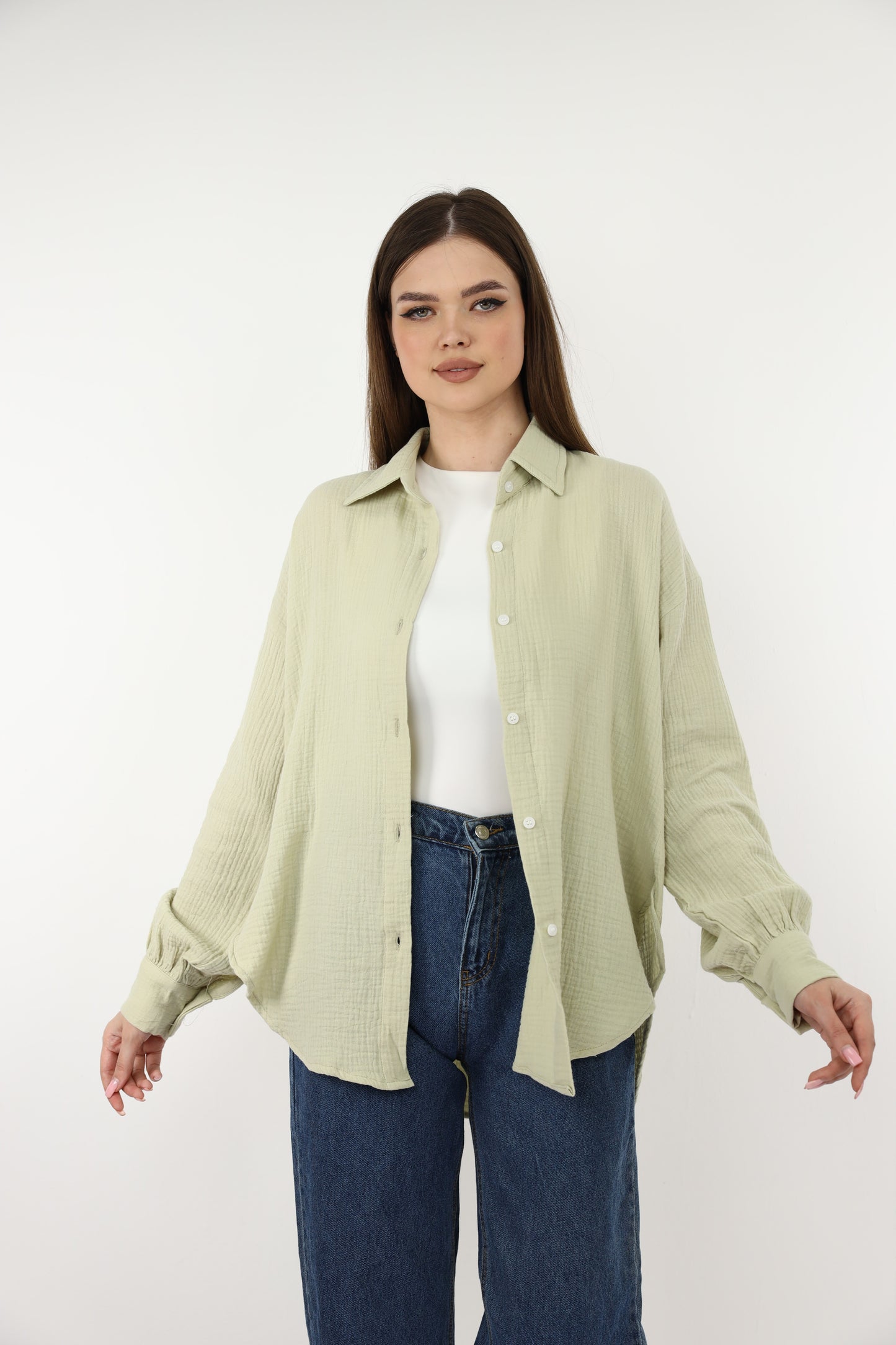 OLIVE GREEN SHIRT