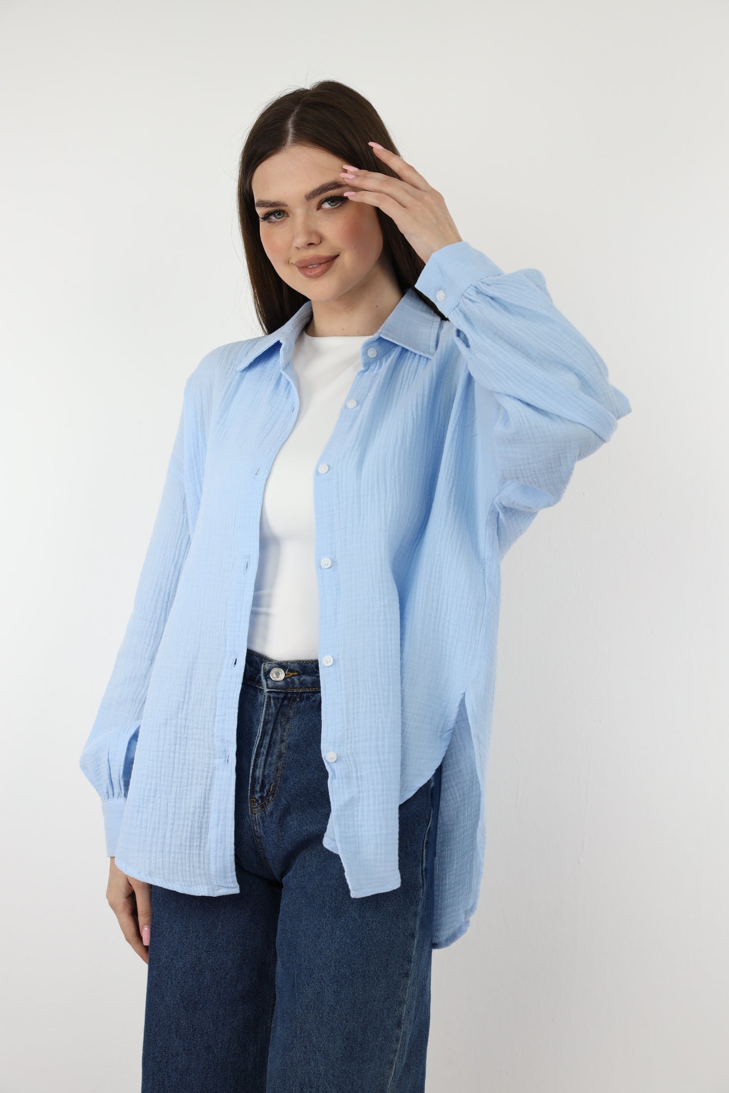 LIGHT BLUE SHIRT
