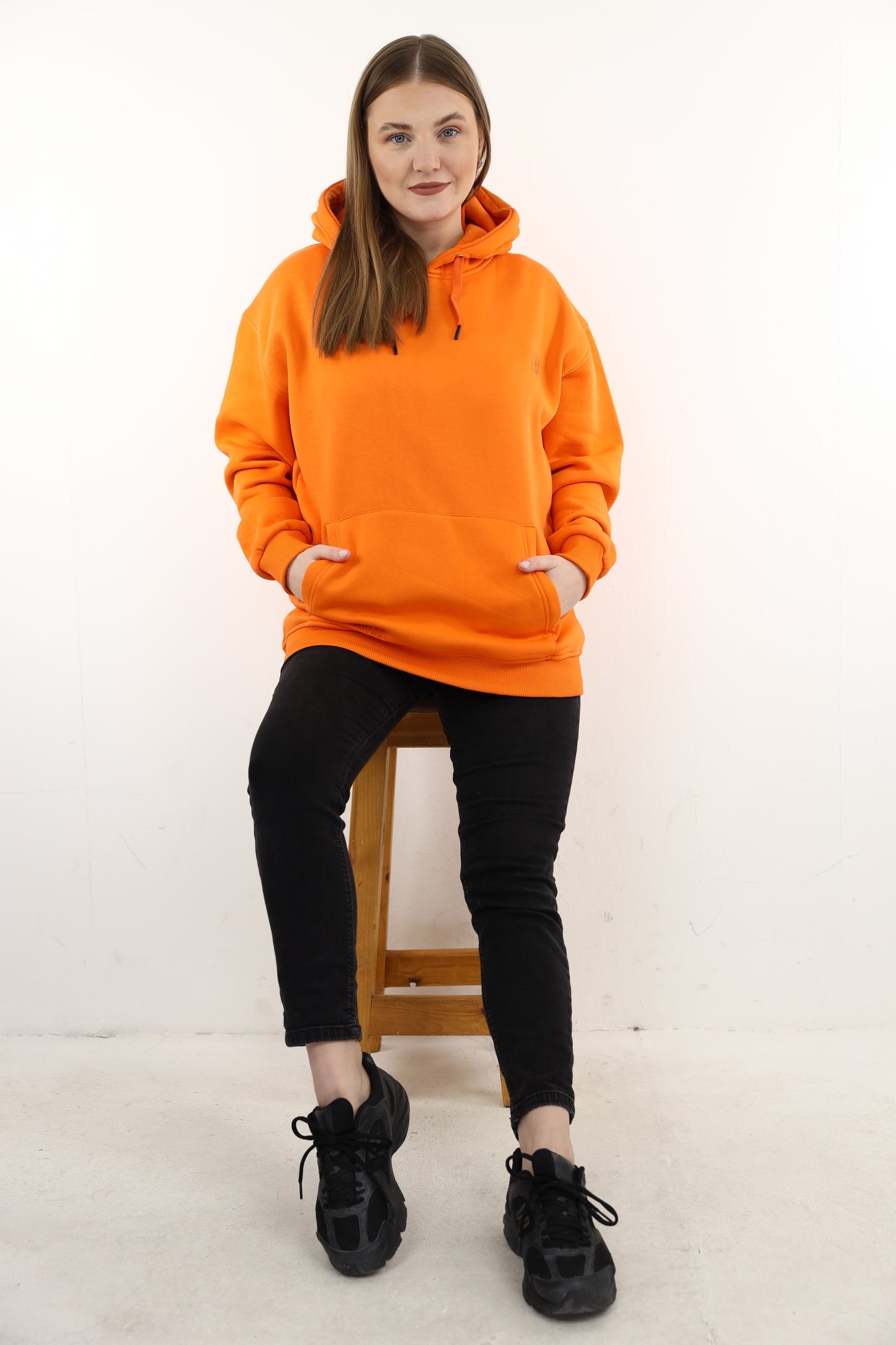ORANGE BRANDA HOODIES