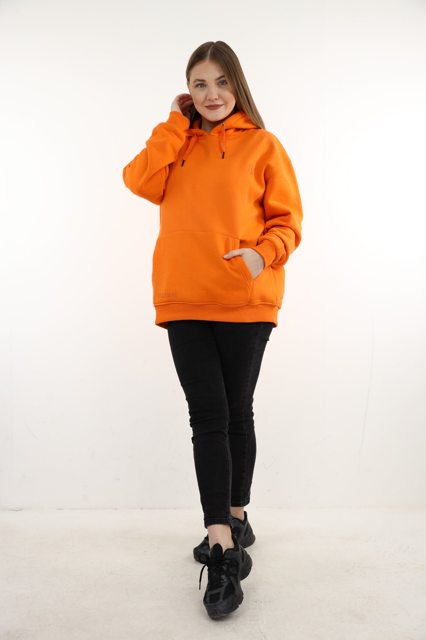 ORANGE BRANDA HOODIES