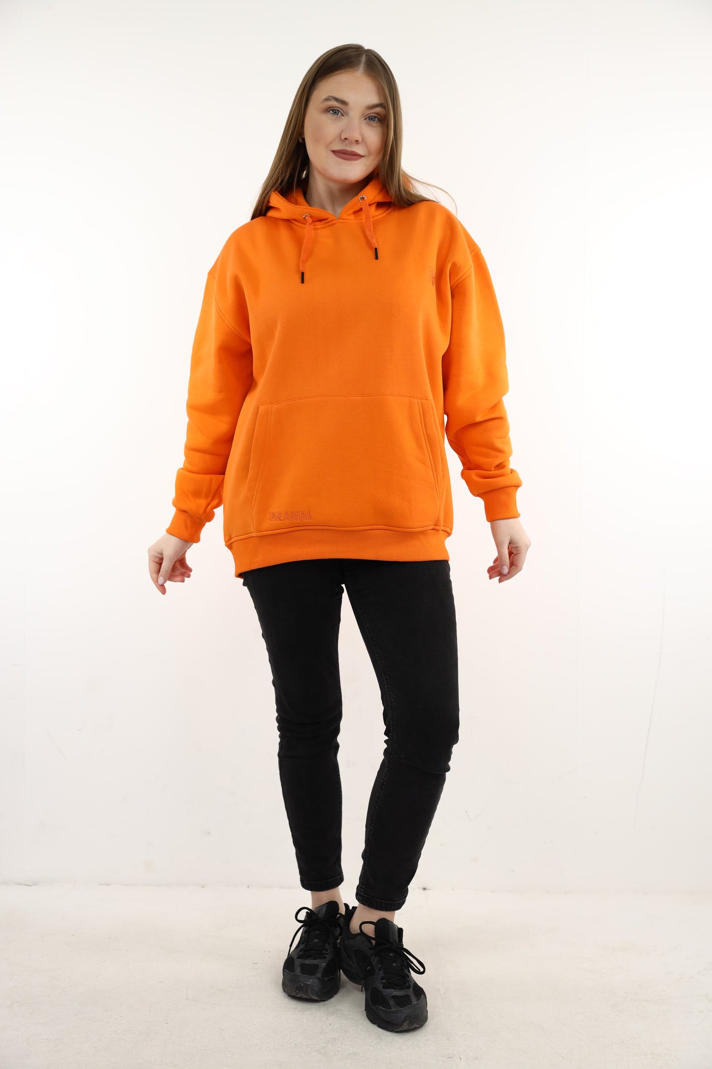 ORANGE BRANDA HOODIES