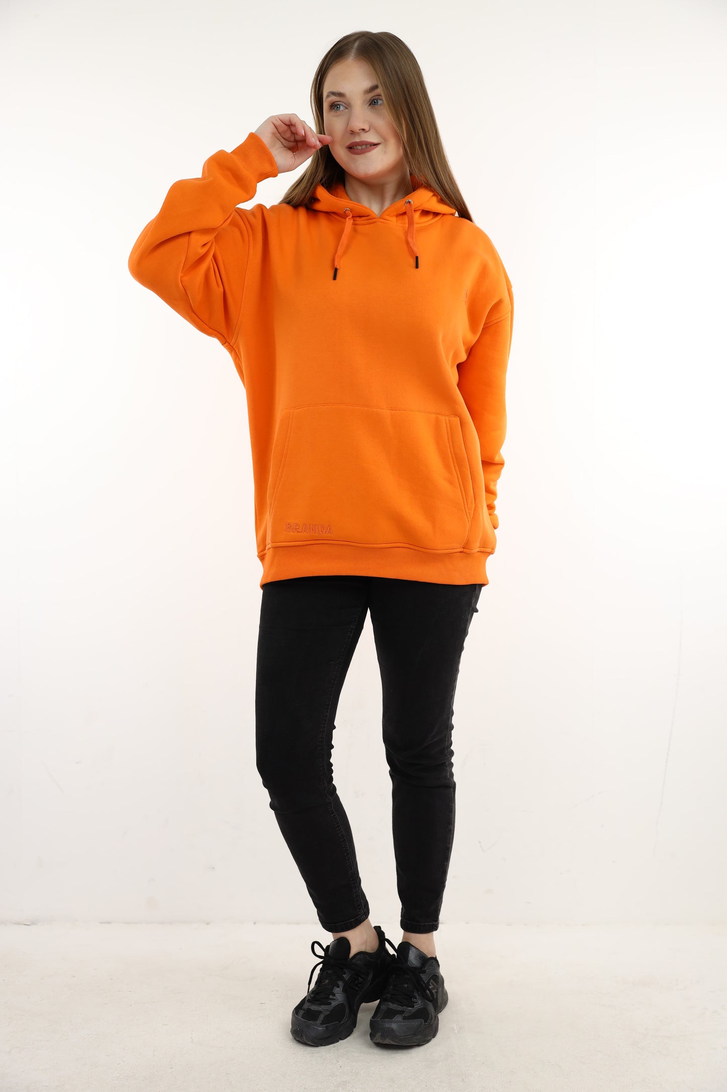 ORANGE BRANDA HOODIES