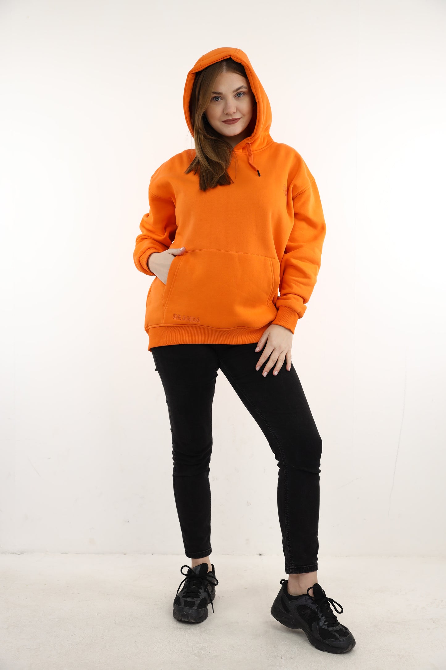ORANGE BRANDA HOODIES