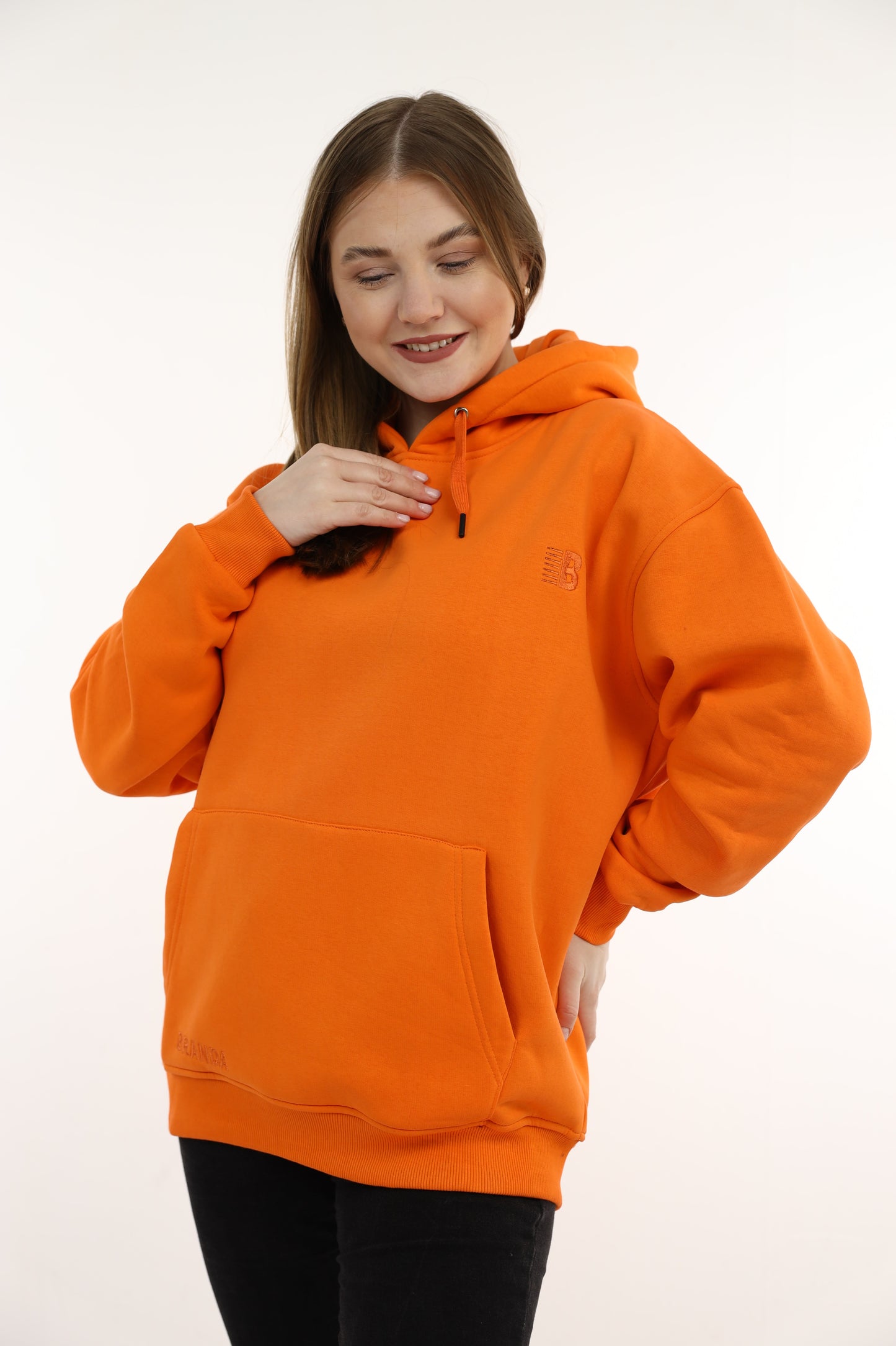 ORANGE BRANDA HOODIES