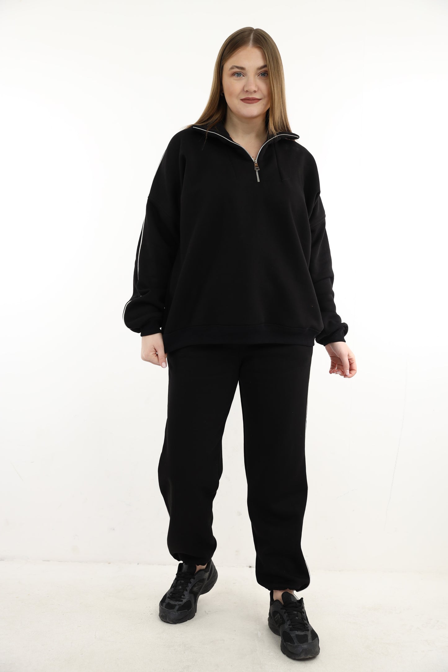 BLACK WINTER SUIT