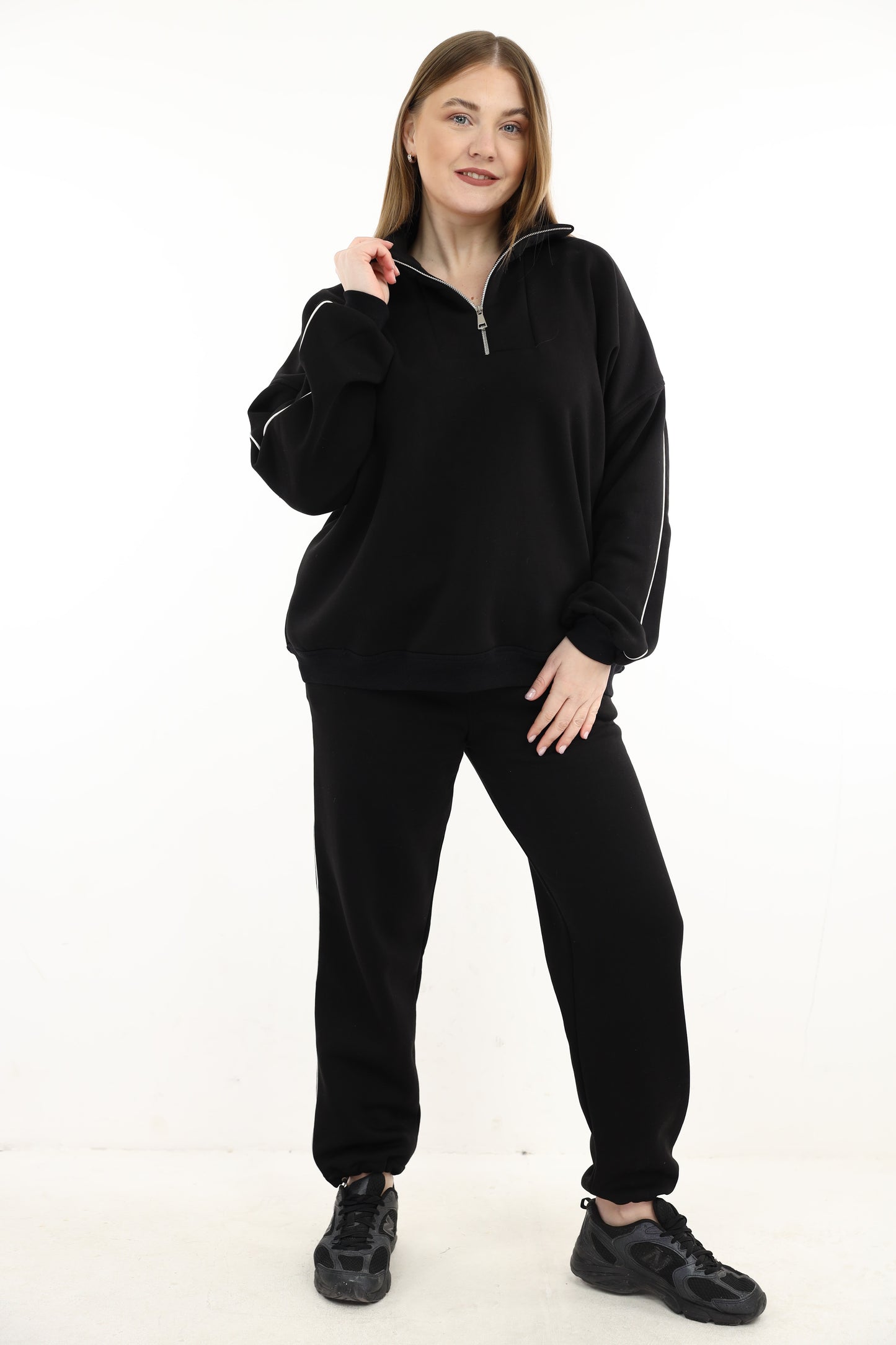 BLACK WINTER SUIT