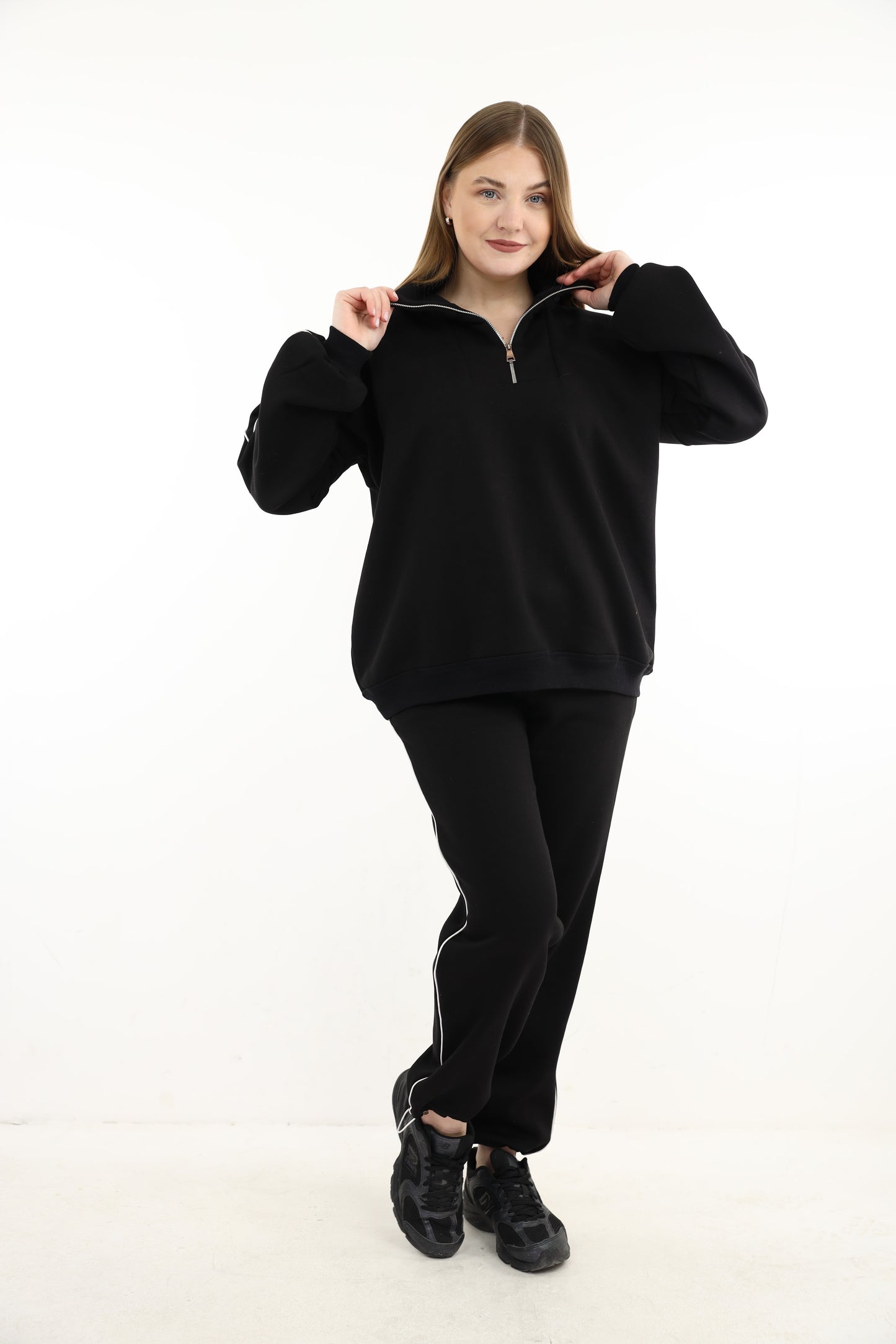 BLACK WINTER SUIT
