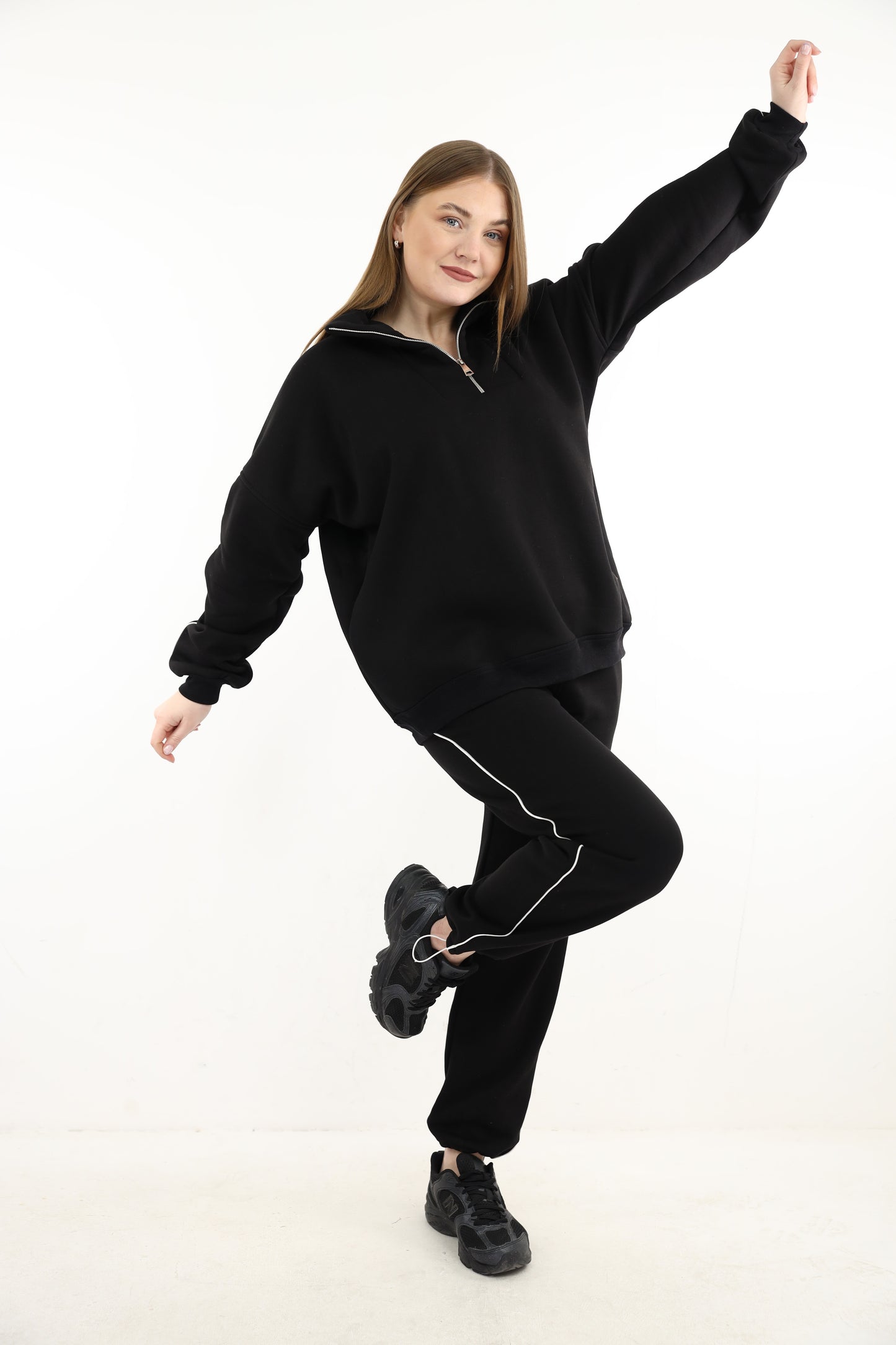 BLACK WINTER SUIT