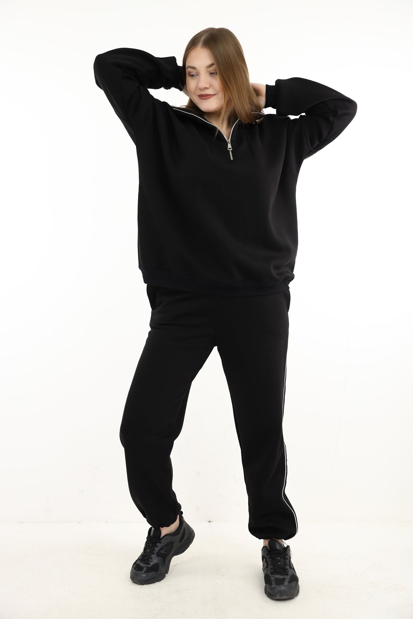 BLACK WINTER SUIT