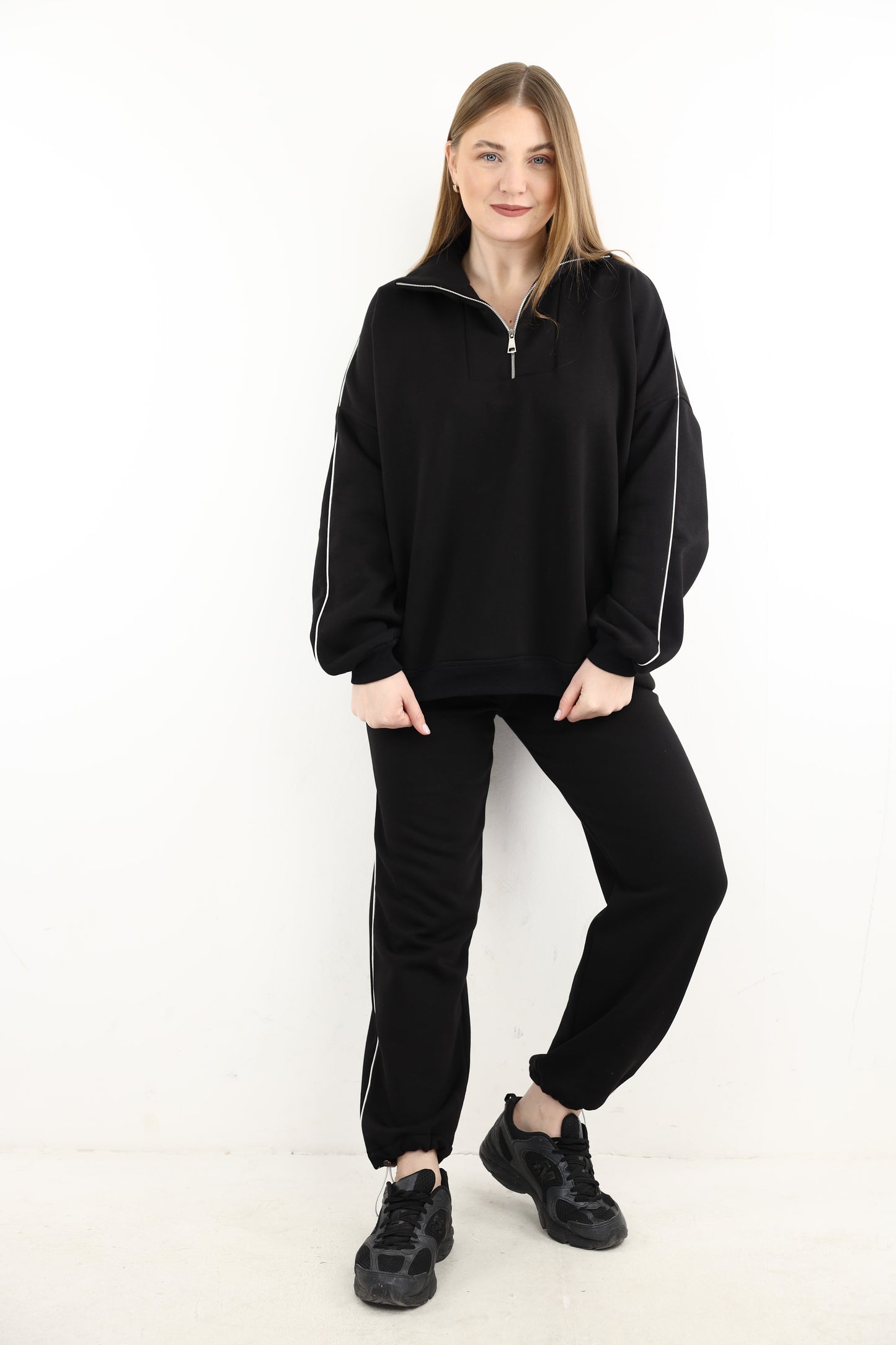 BLACK WINTER SUIT