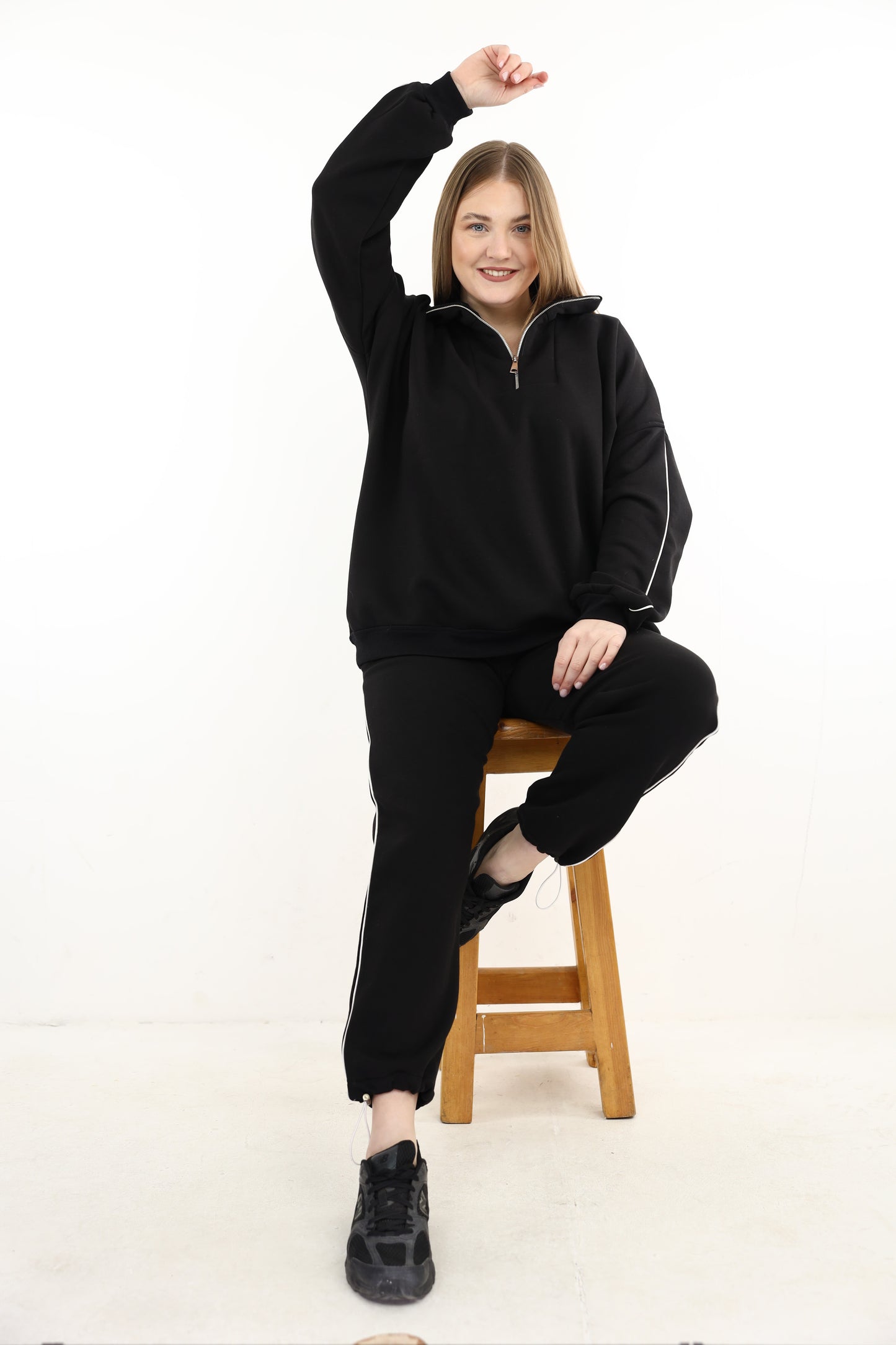 BLACK WINTER SUIT