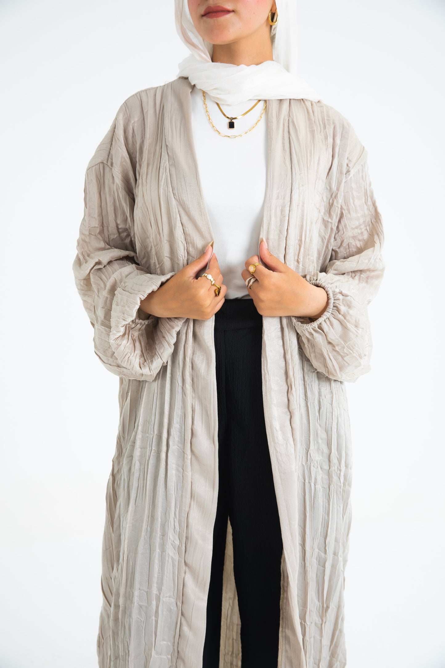 GREY KIMONO