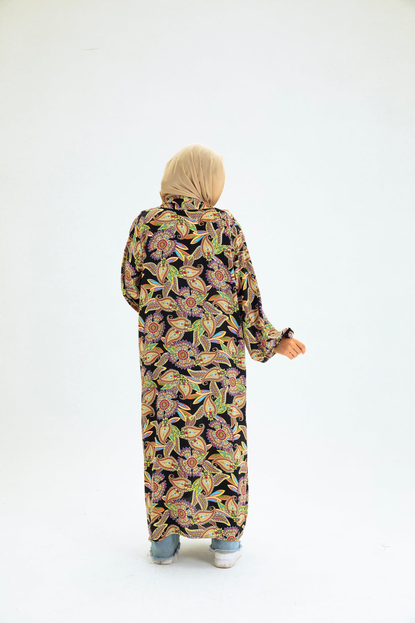 MULTI-COL3 KIMONO