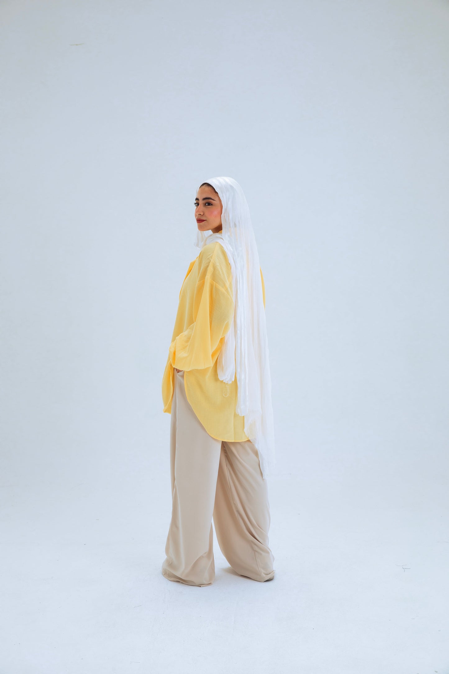 DARK YELLOW BUTTON SHIRT