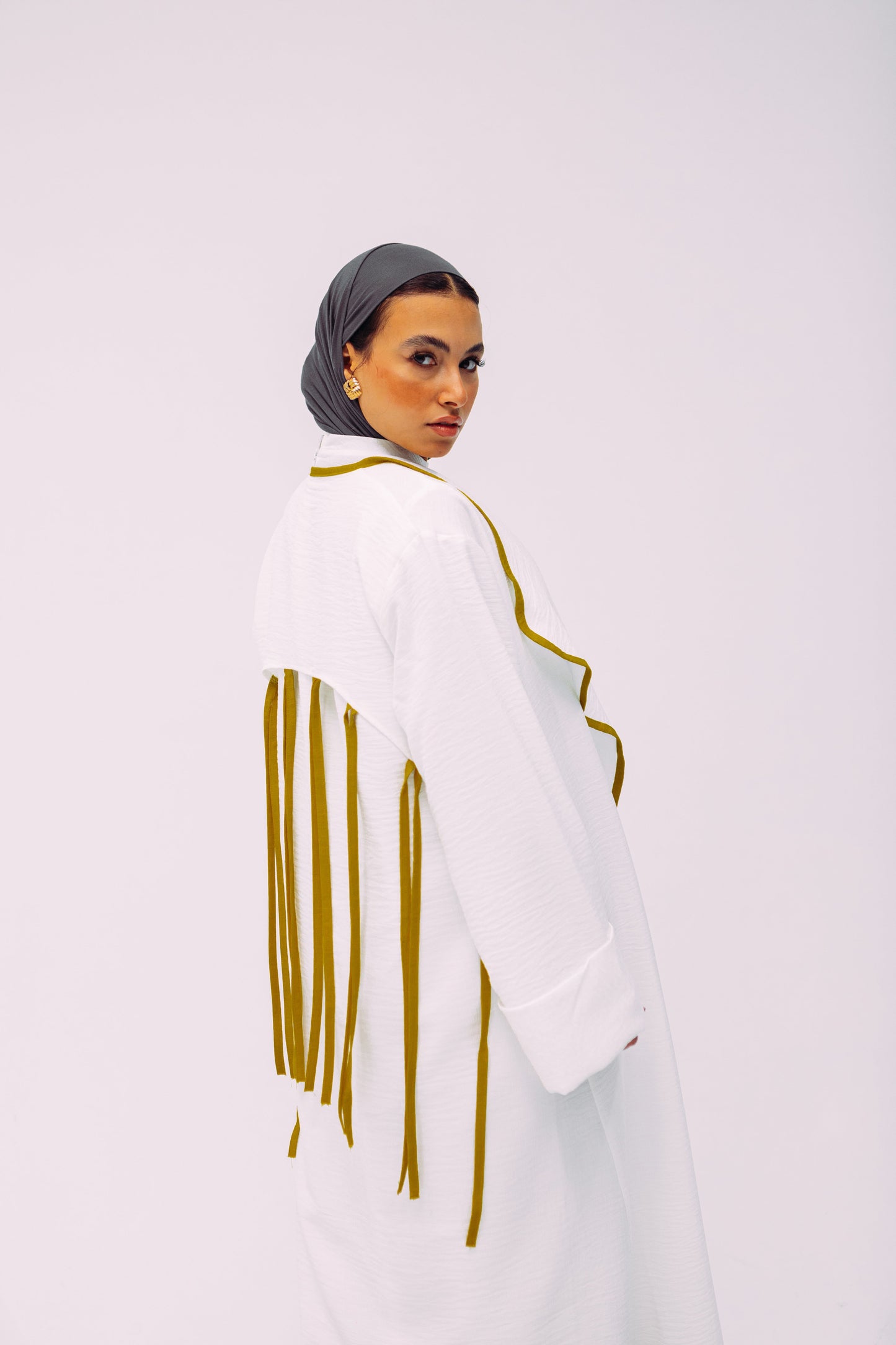 Qamar Kimono (White)