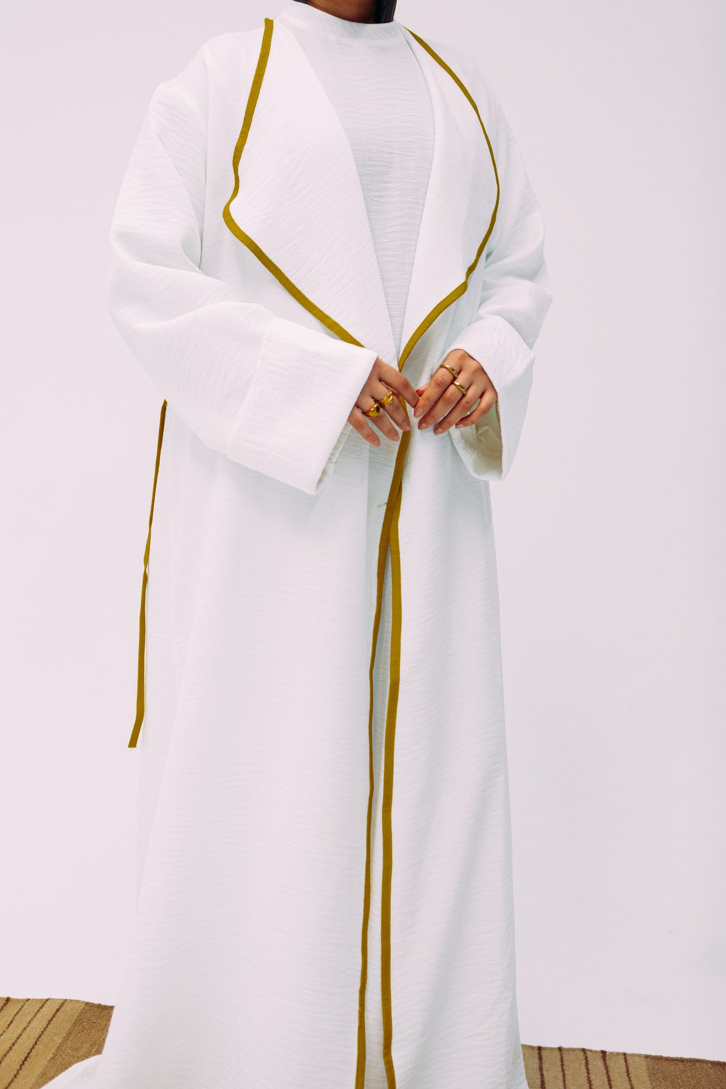 Qamar Kimono (White)
