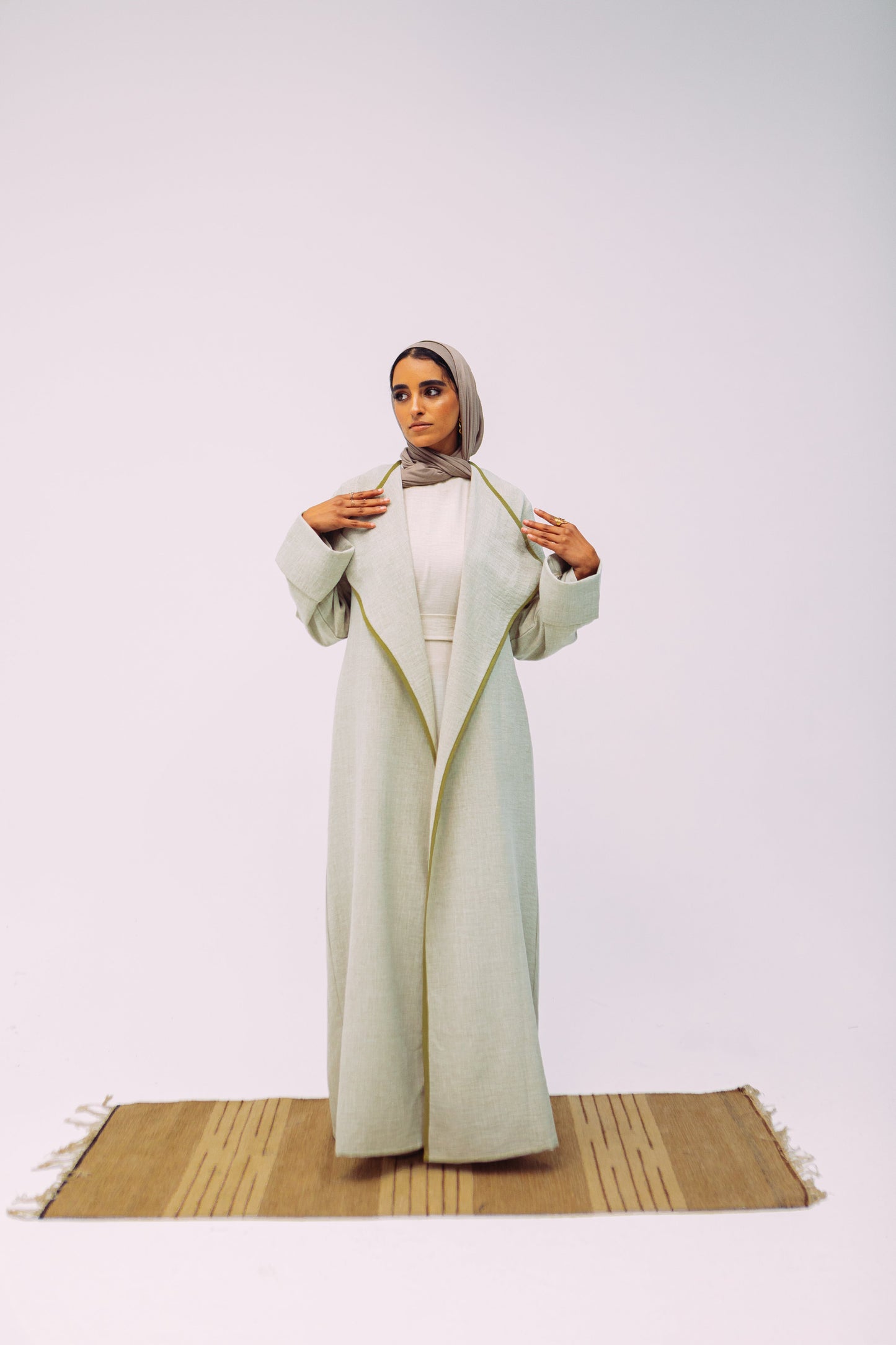 Qamar Kimono (Grey)