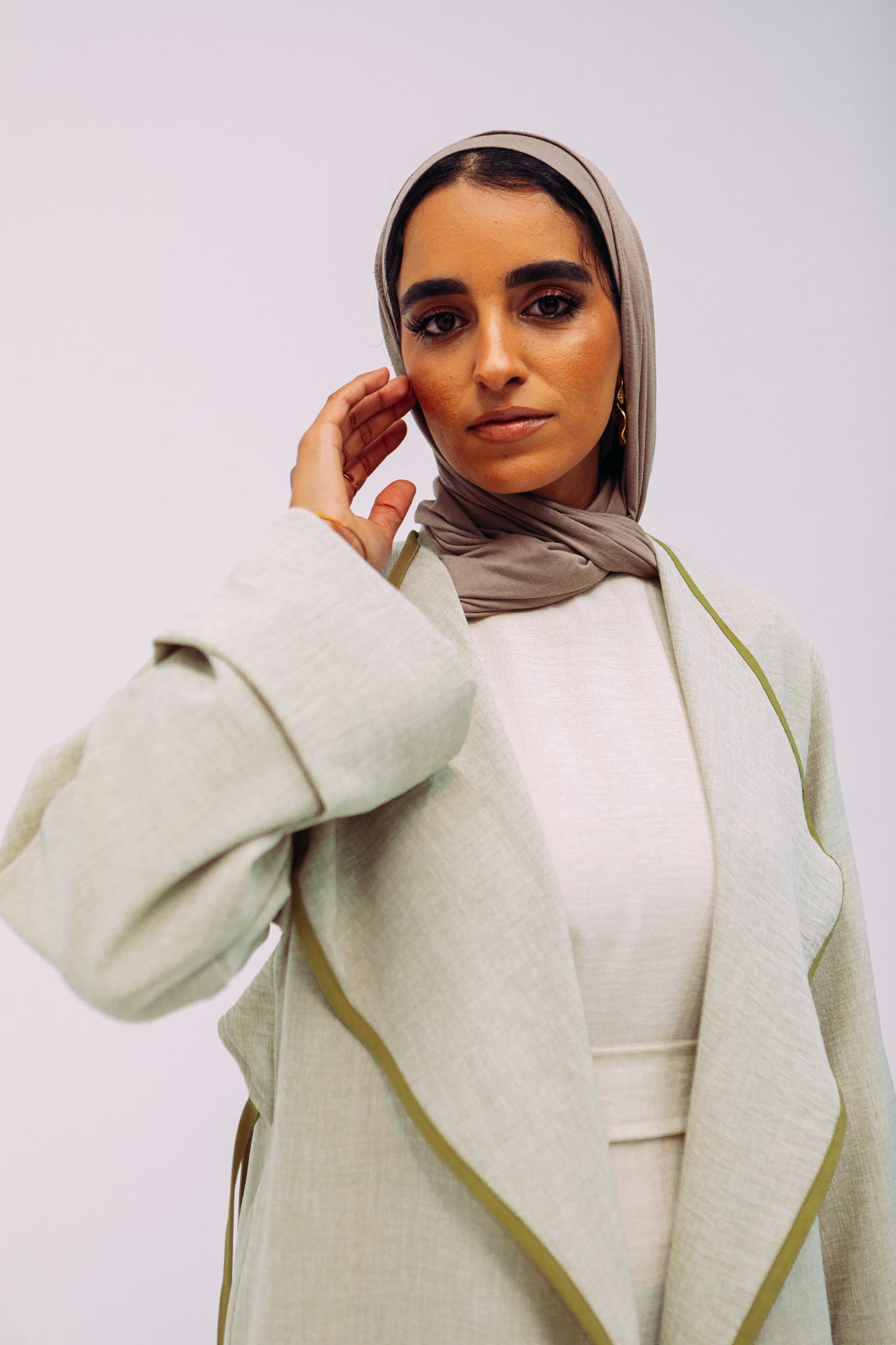 Qamar Kimono (Grey)