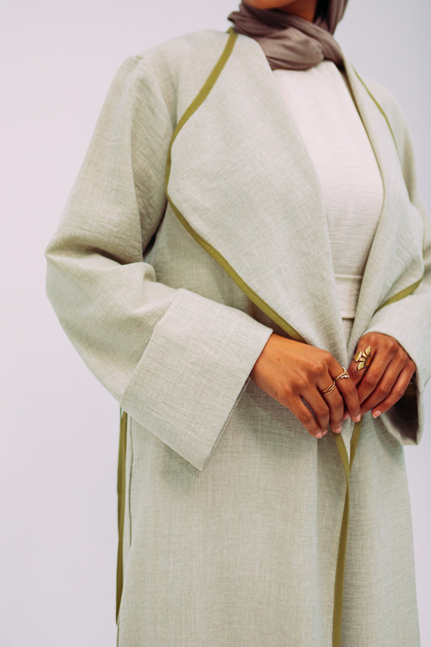 Qamar Kimono (Grey)