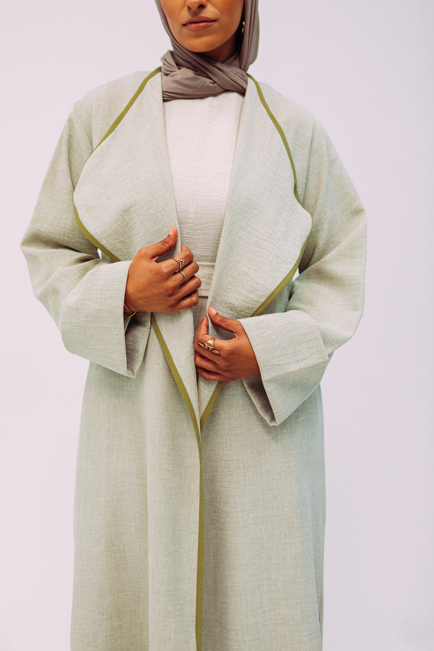 Qamar Kimono (Grey)