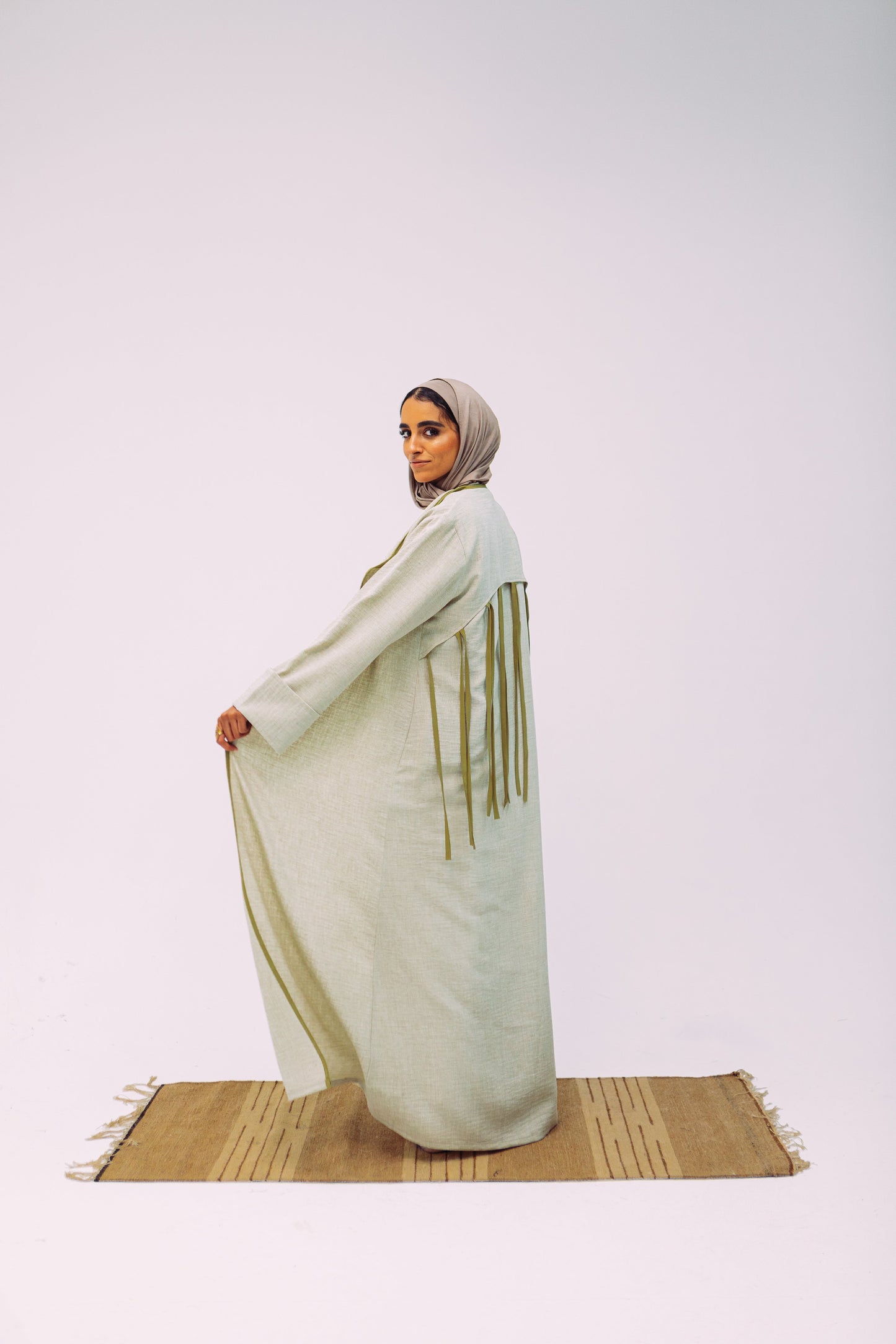 Qamar Kimono (Grey)