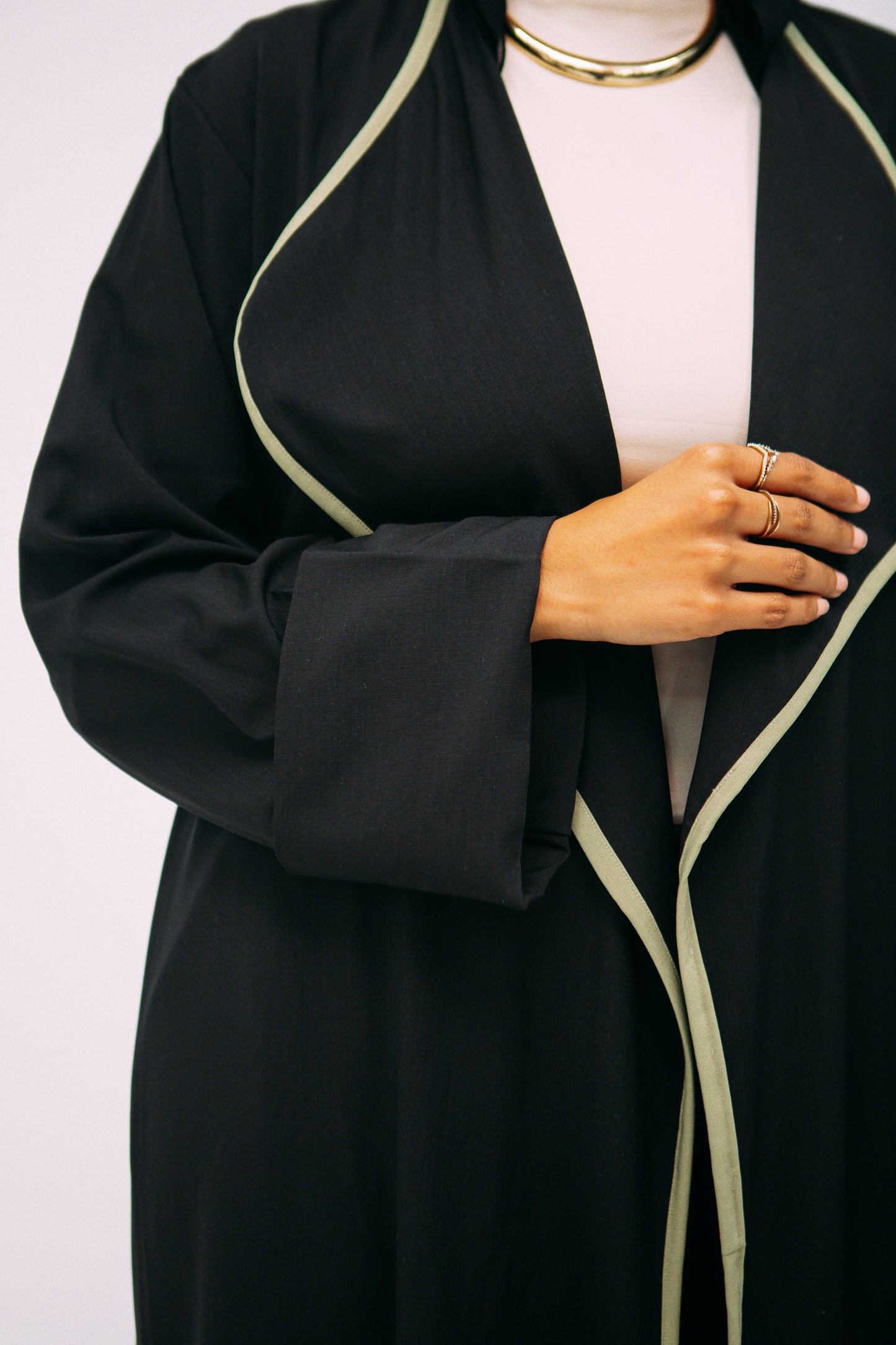 Qamar Kimono (BLACK)