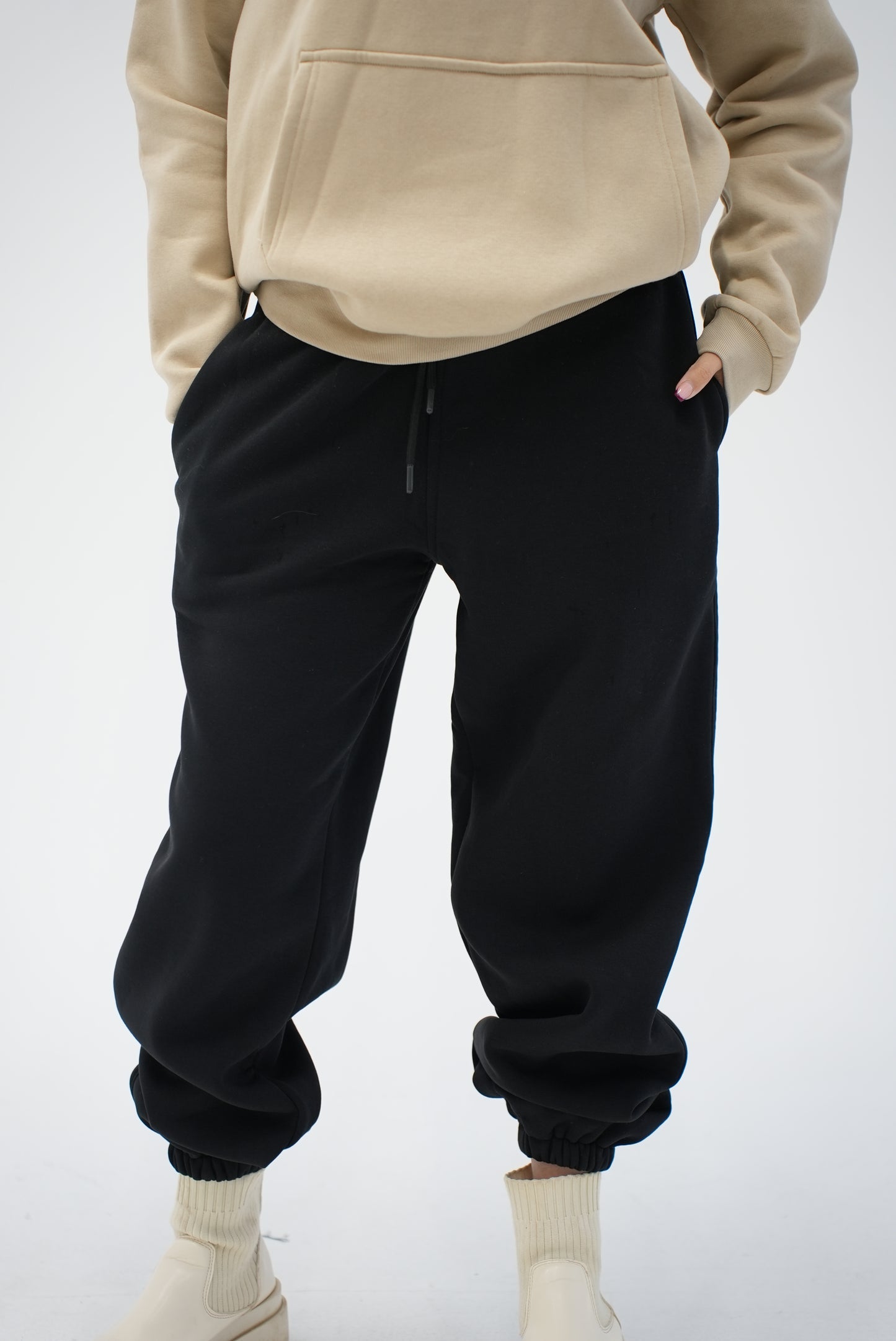 BLACK BRANDA WINTER PANTS