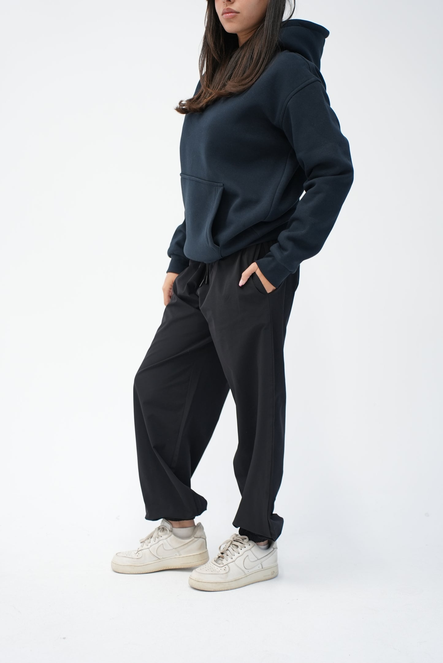 BLACK STRAIGHT PANTS