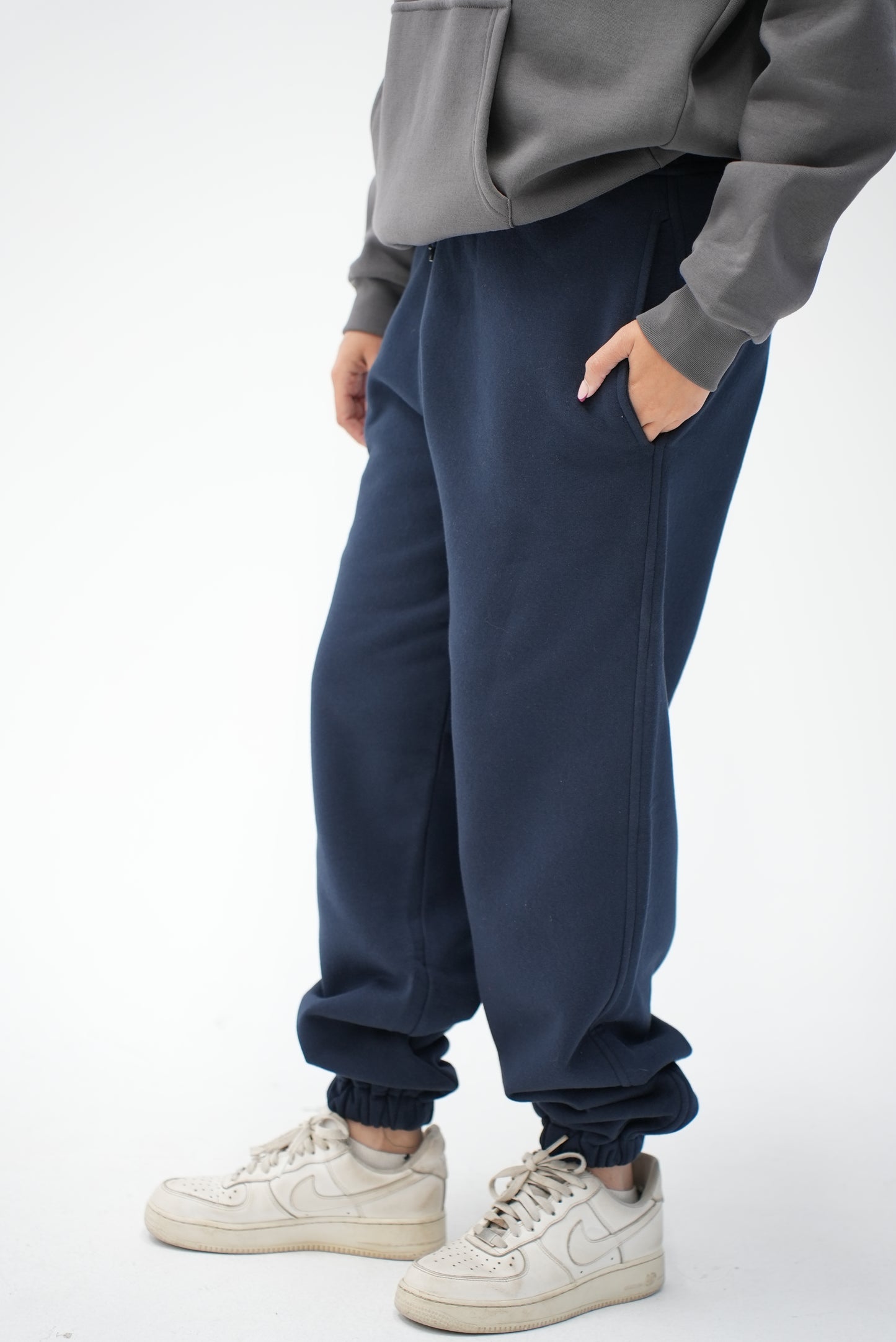 NAVY BRANDA WINTER PANTS
