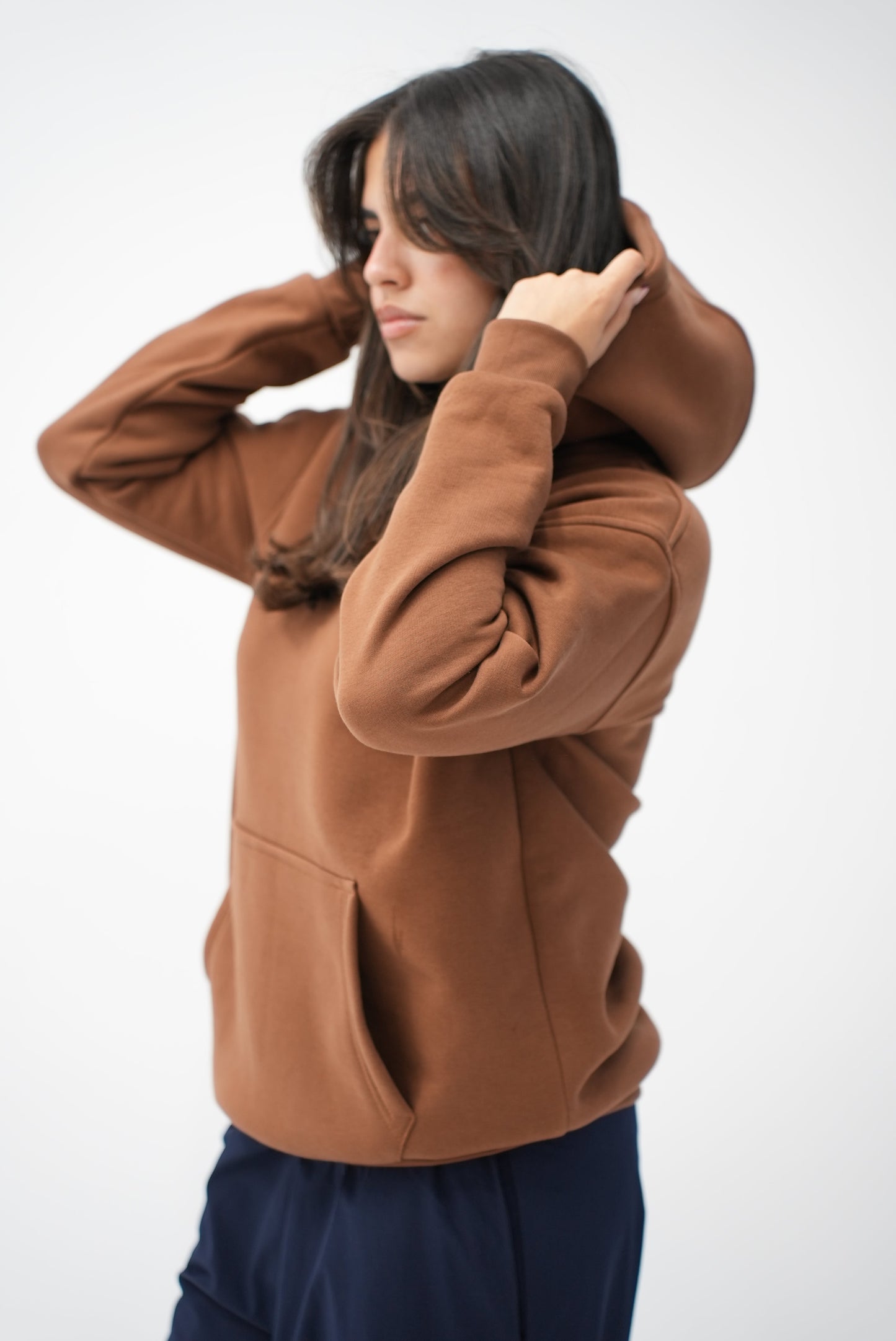 COMFY HOODIE - BROWN