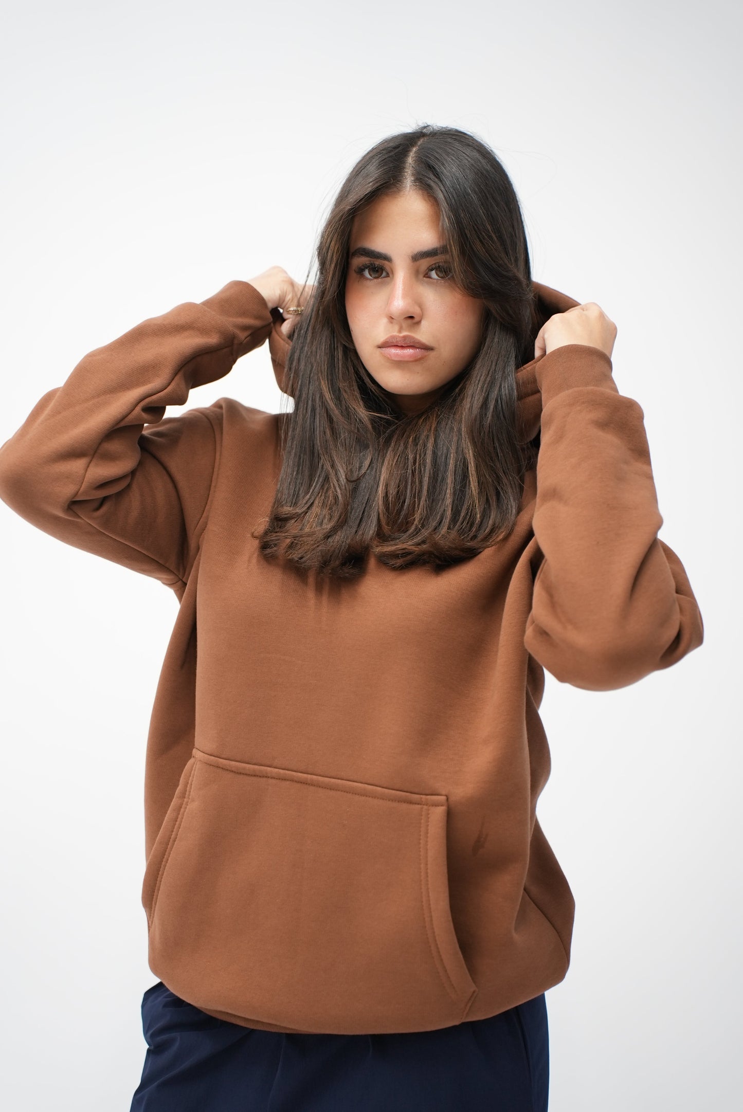 COMFY HOODIE - BROWN