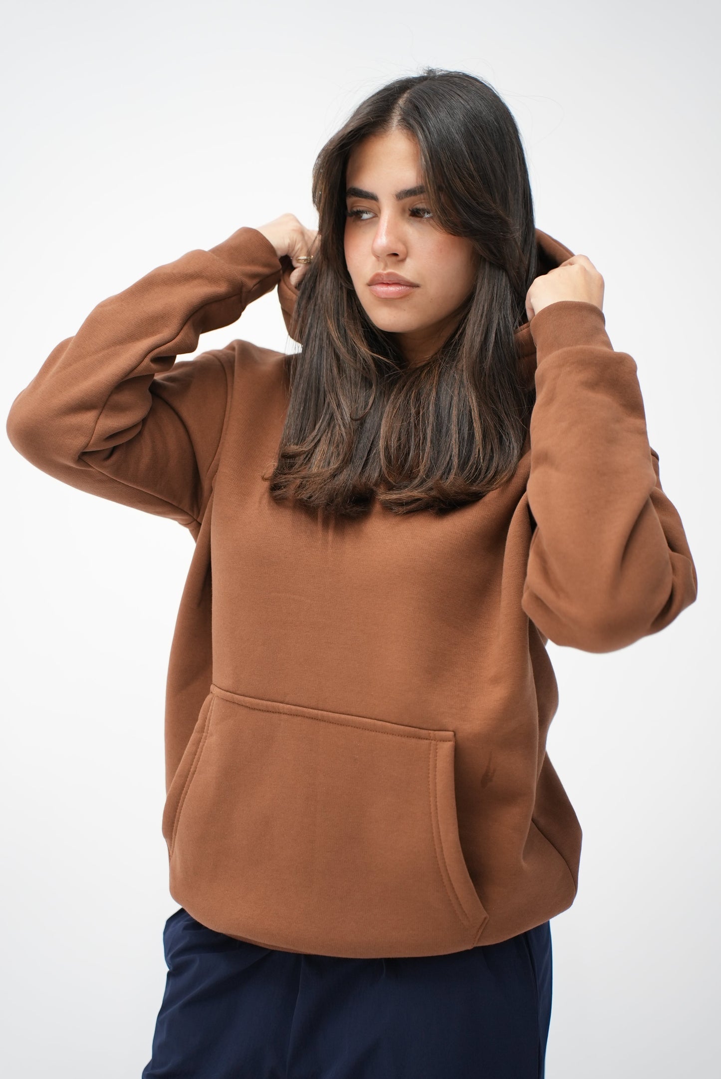 COMFY HOODIE - BROWN
