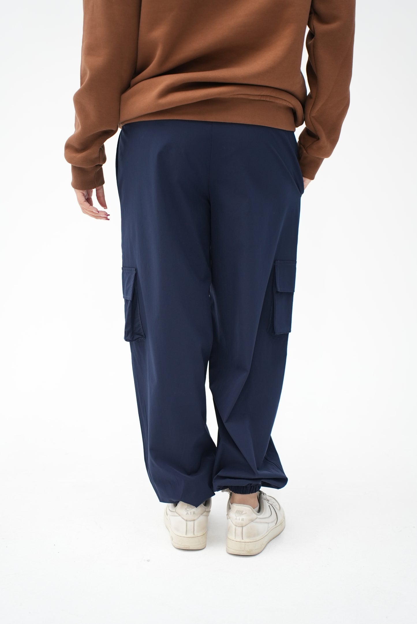 NAVY Cargo DOUBLE POCKET PANTS