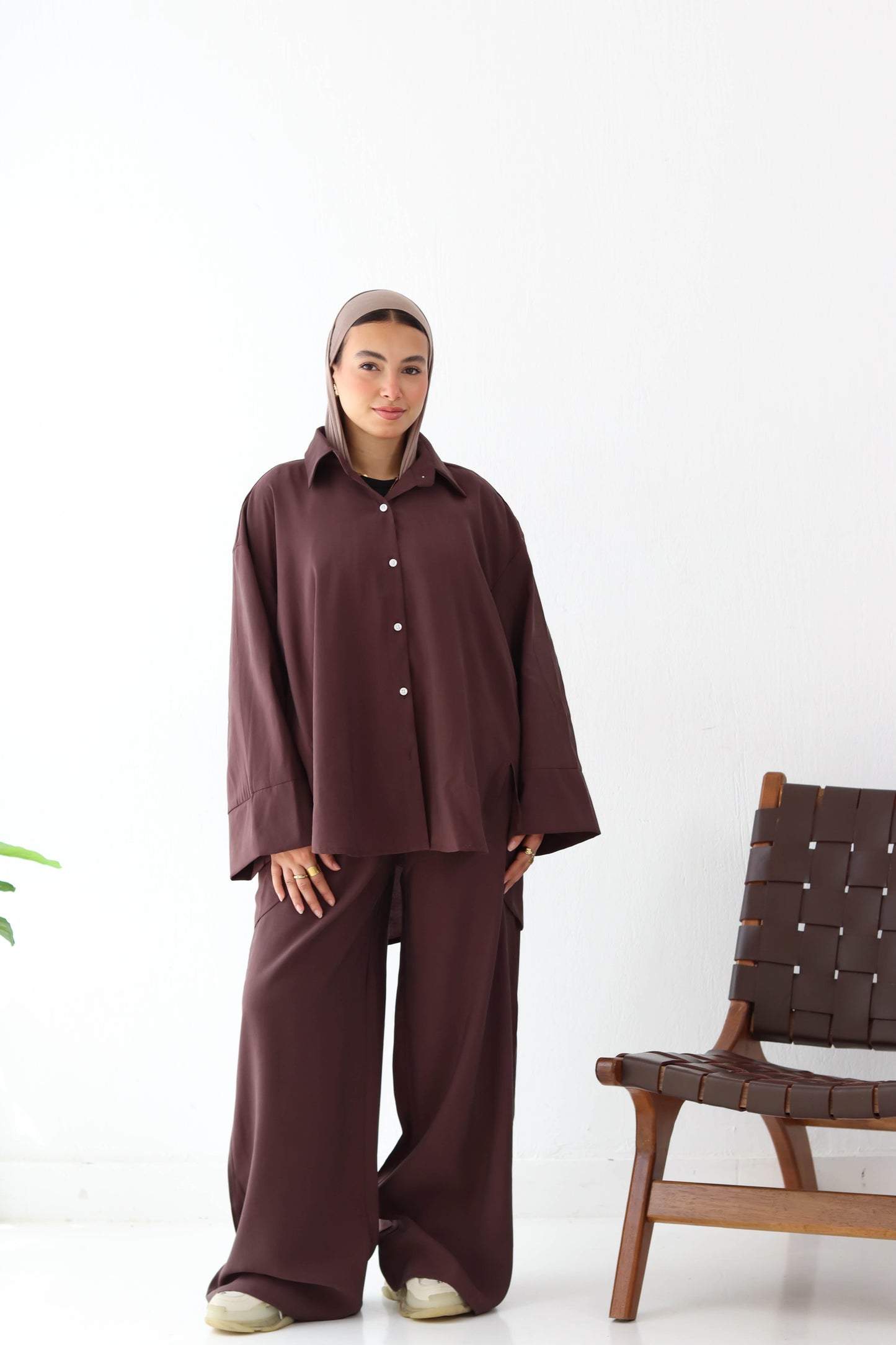 BROWN LAYAL SUIT