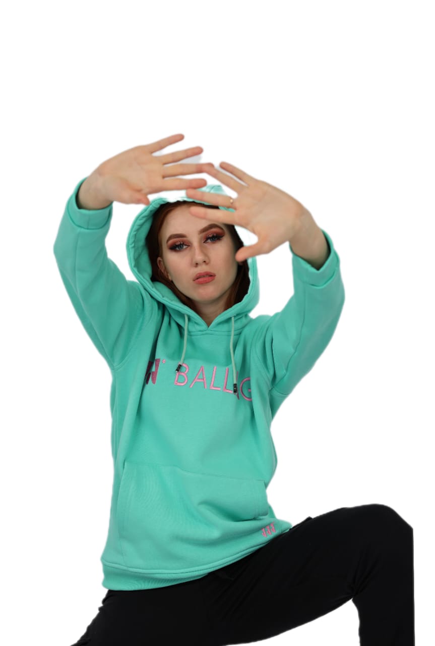 MINT GREEN BALLING HOODIES