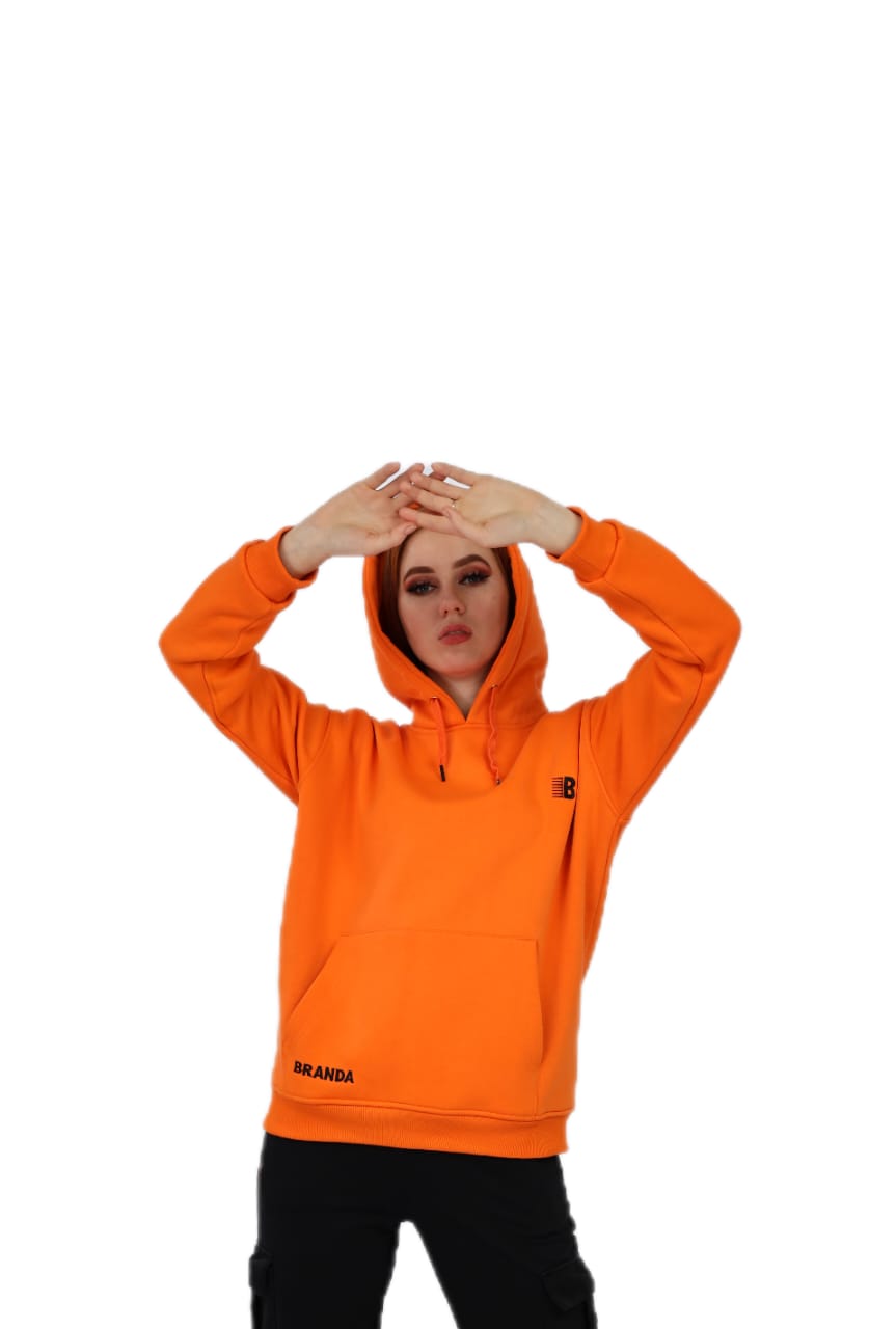 ORANGE BRANDA HOODIES