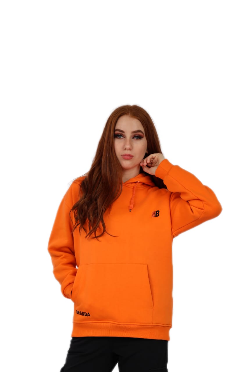 ORANGE BRANDA HOODIES
