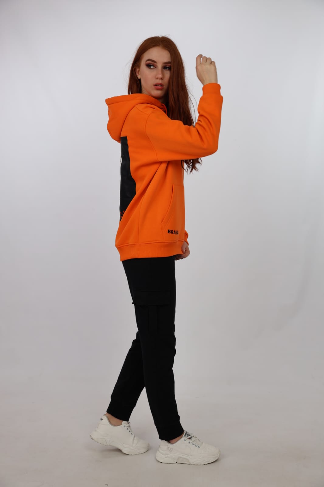BRANDA PRINTED HOODIE
