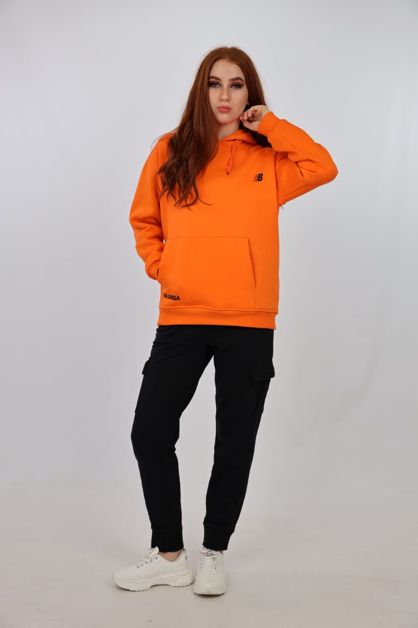 ORANGE BRANDA HOODIES