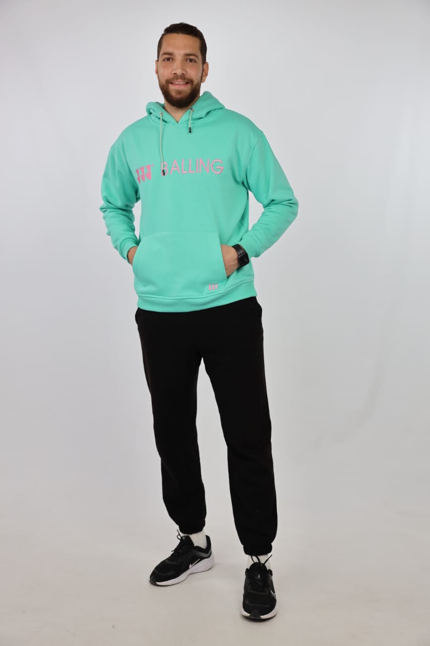 MINT GREEN BALLING HOODIES