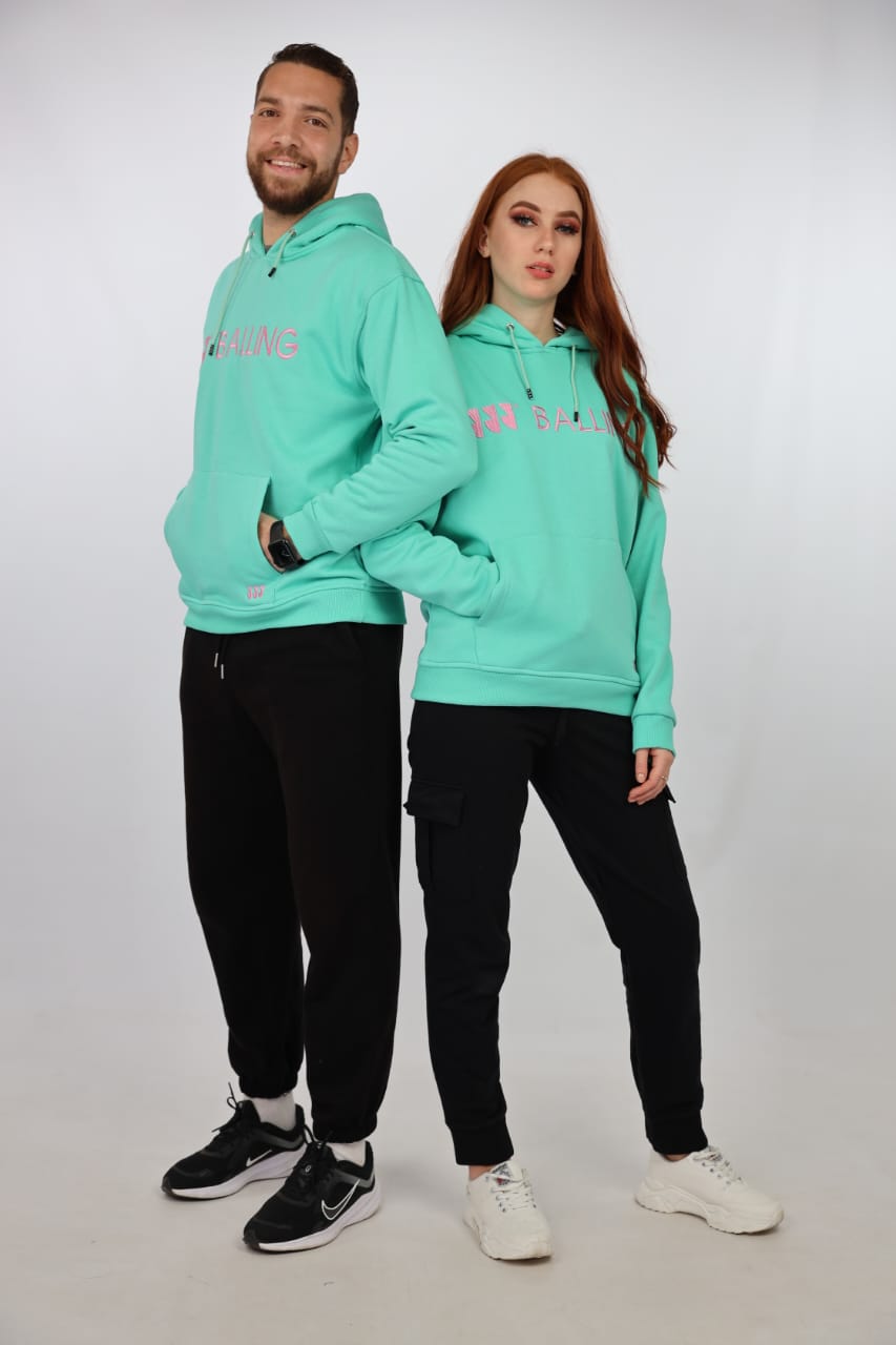 MINT GREEN BALLING HOODIES