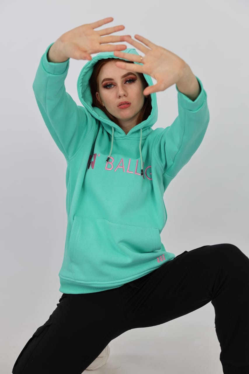 MINT GREEN BALLING HOODIES