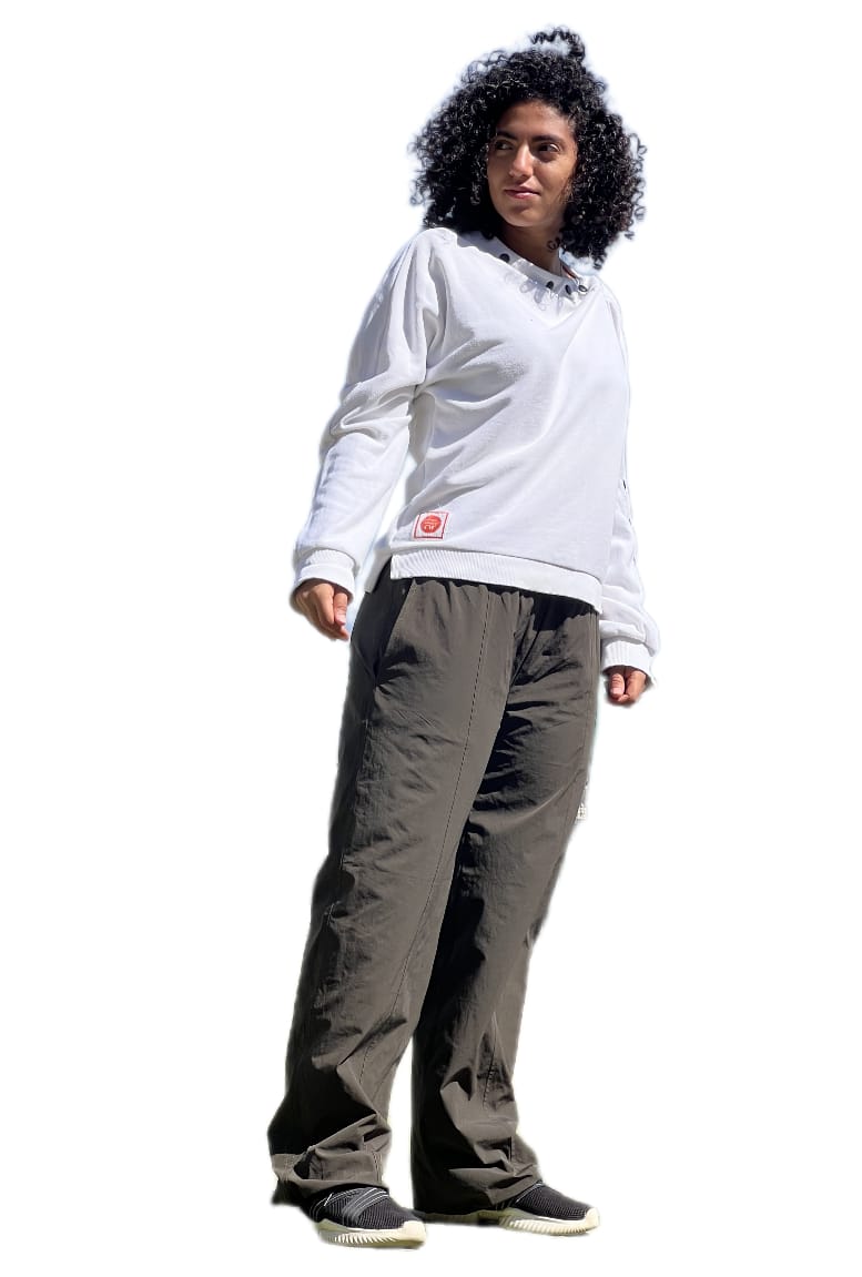 OLIVE GREEN WIDE LEG PANTS