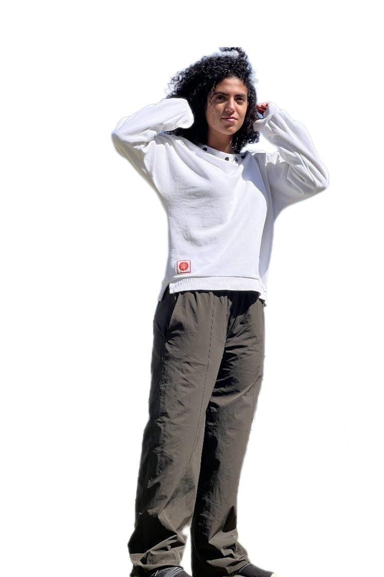 OLIVE GREEN WIDE LEG PANTS